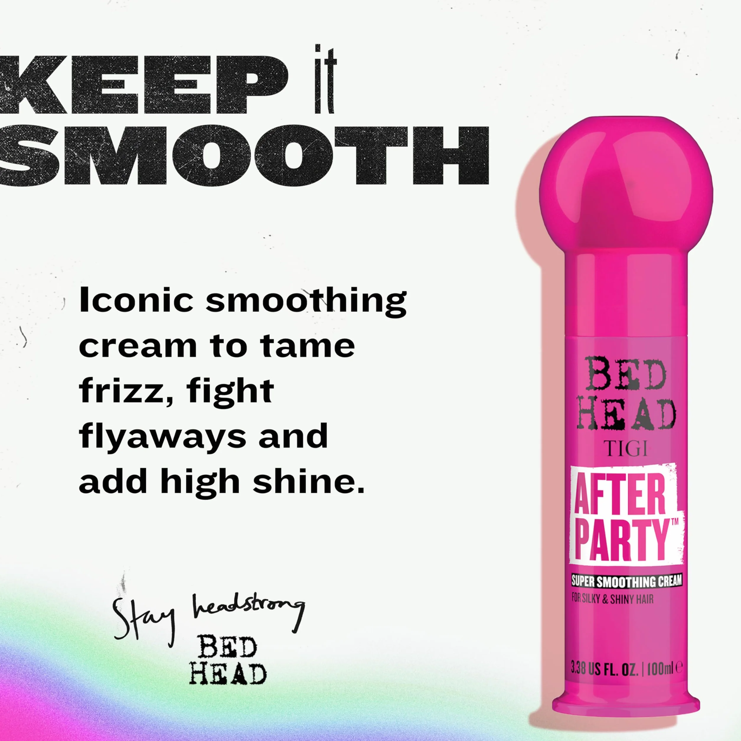 Tigi Bed Head After Party Krem Wygładzający, dla Jedwabiście Lśniących Włosów, 100 ml