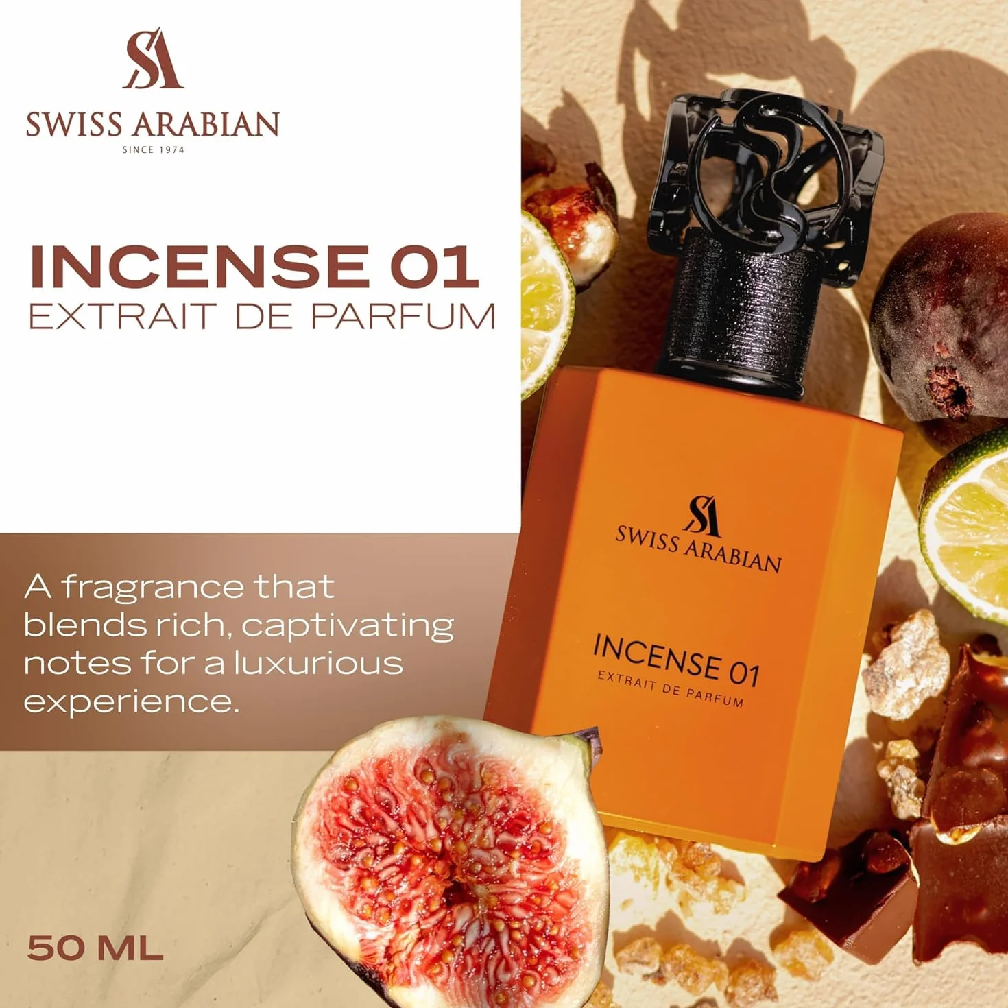 Swiss Arabian Incense 01 Extrait De Parfum 50 ml
