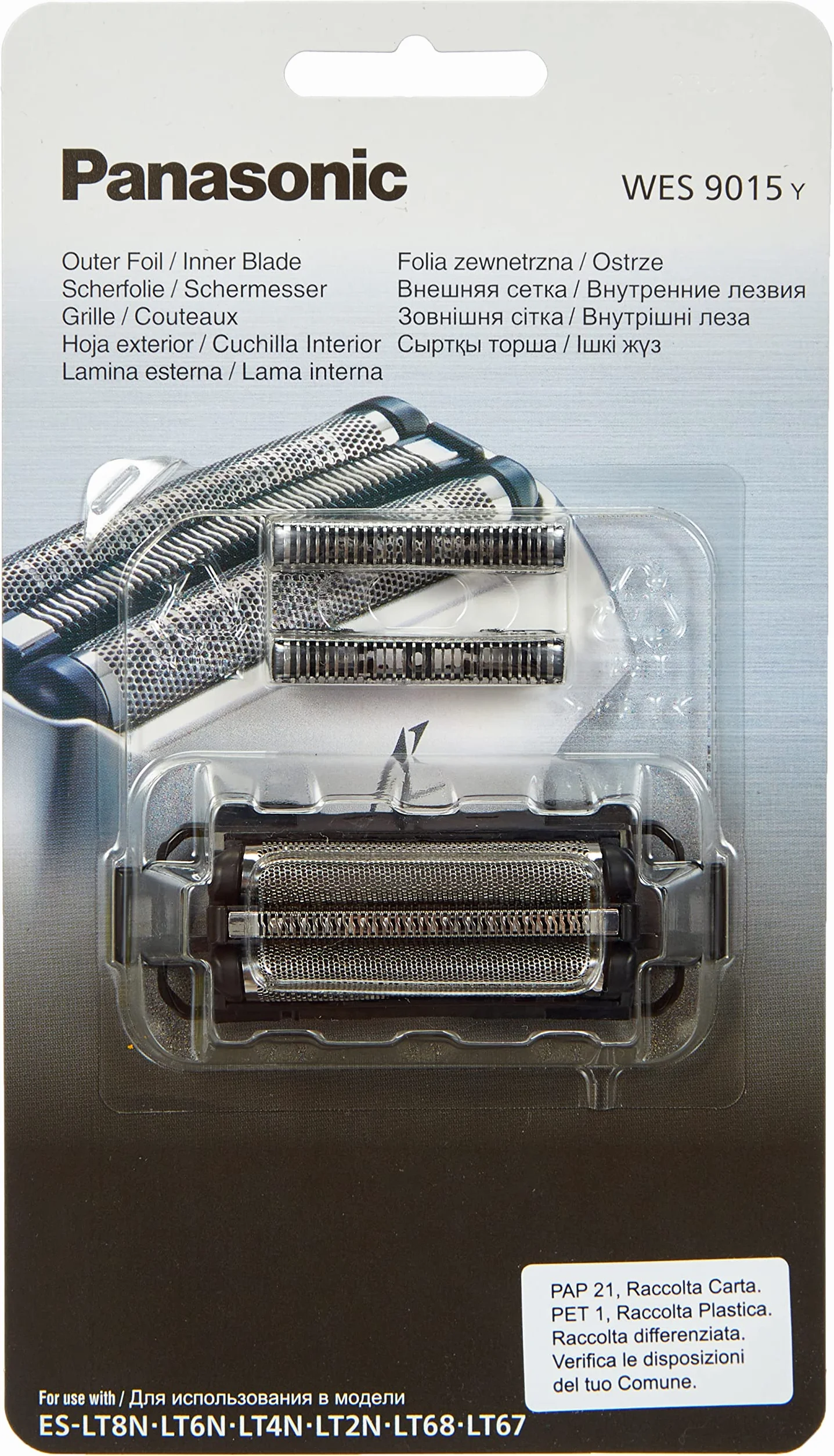 Panasonic WES9015 ostrze wewnętrzne i folia zwenętrzna do golarki (do modeli: ES-LT6N, ES-LT4N, ES-LT2N, ES-LT68, ES-LT67)