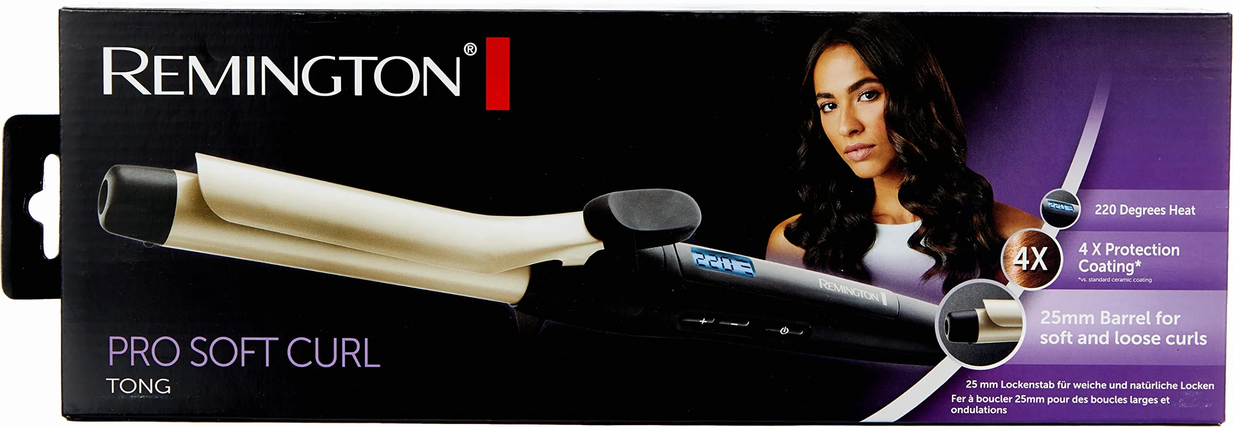 Remington Pro Soft Curl 6325 lokówka z jonizacją 25mm ceramiczna turmalin 45W 220°C