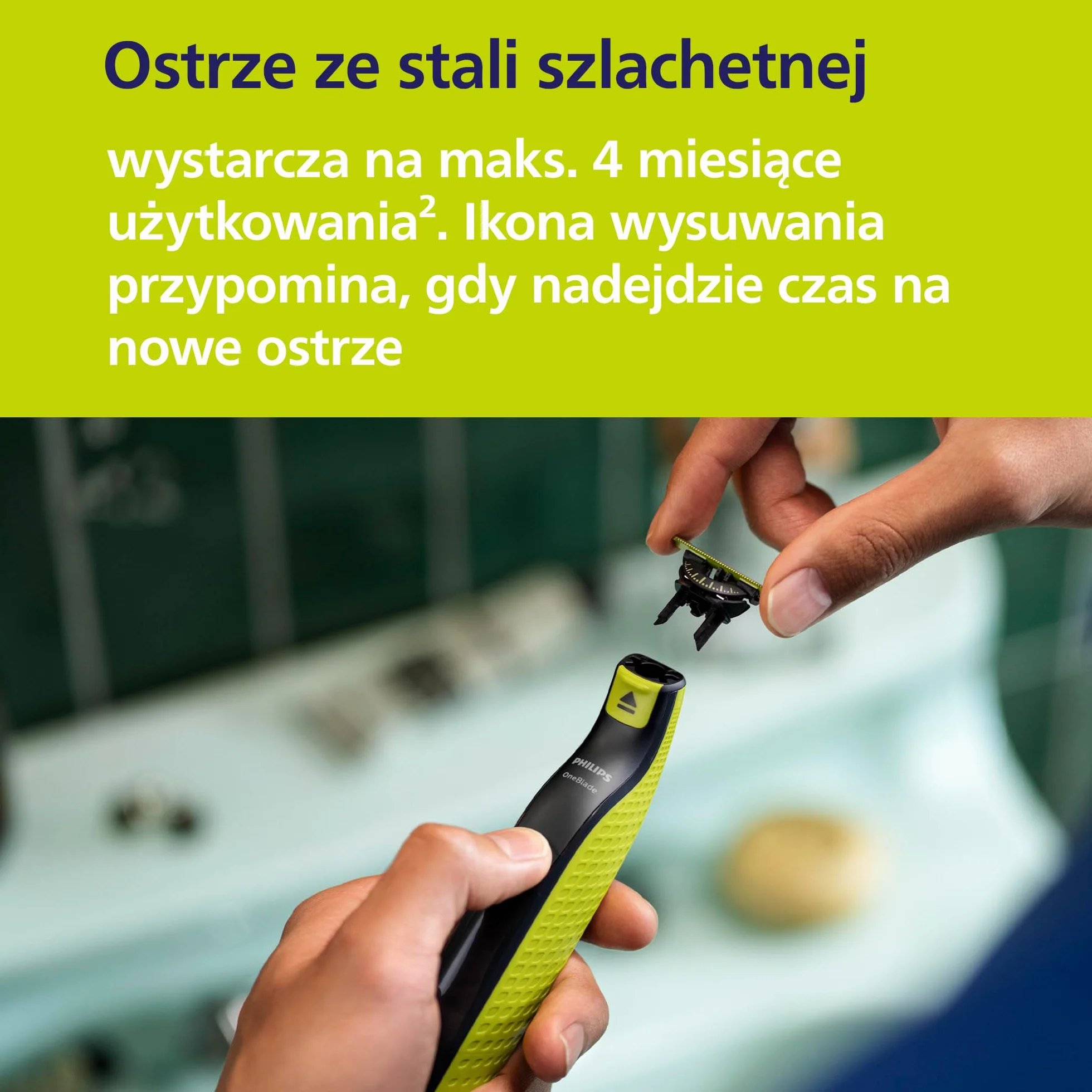 Philips OneBlade 360 Autentyczny Elektryczny trymer i golarka do zarostu, 2x 360 ostrzy, 3x grzebień 1-5 mm, QP2724/31