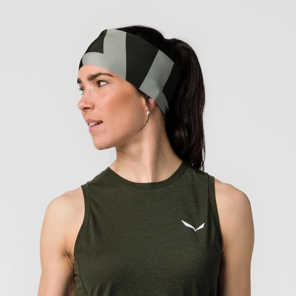 Salewa PEDROC Dry Headband - Szalik na zimną pogodę dla obu płci, ciemne oliwki/5130, UNI58