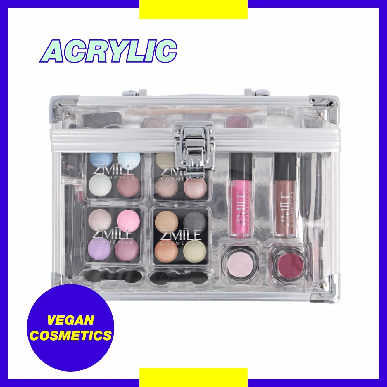 ZMILE Cosmetics Zestaw do Makijażu, Acryl, Kosmetyki Wegańskie