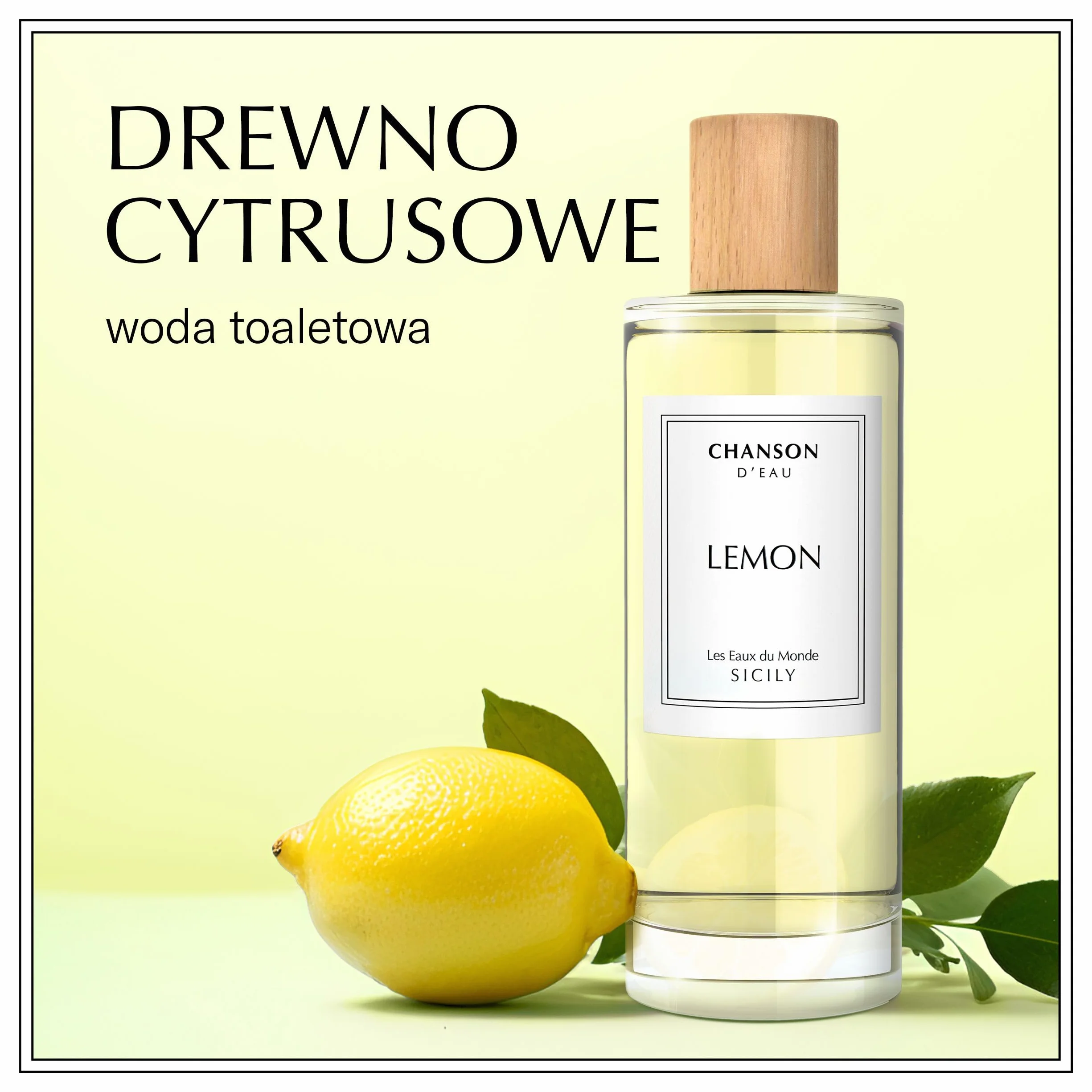 Chanson d’Eau Lemon woda toaletowa dla kobiet o orzeźwiającym zapachu cytryny, 100 ml