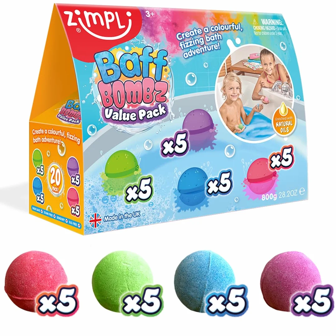ZIMPLI Baff Bombz zestaw kul do kąpieli dla dzieci 4+