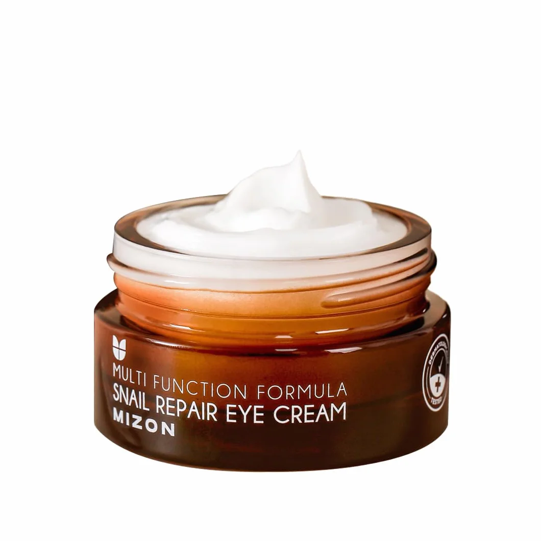 [MIZON] SNAIL REPAIR EYE CREAM (25 ml) Koreańska pielęgnacja - Regenerujący krem pod oczy - Przeciw starzeniu i Korektorom - Połysk i Twardość - Ekstrakt ze ślinienia ślimaka