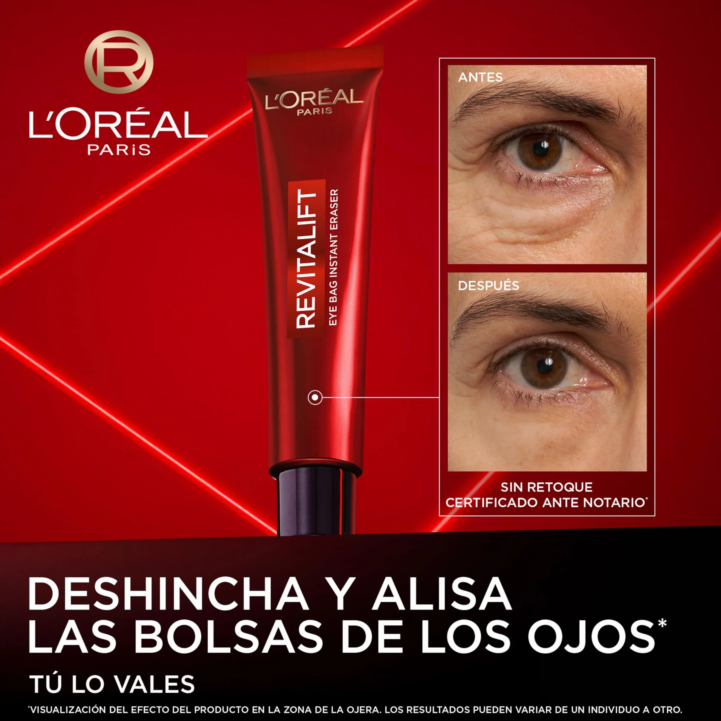 L'Oréal Paris Revitalift Laser Instant Eraser Anti-Shage krem pod oczy 15 ml