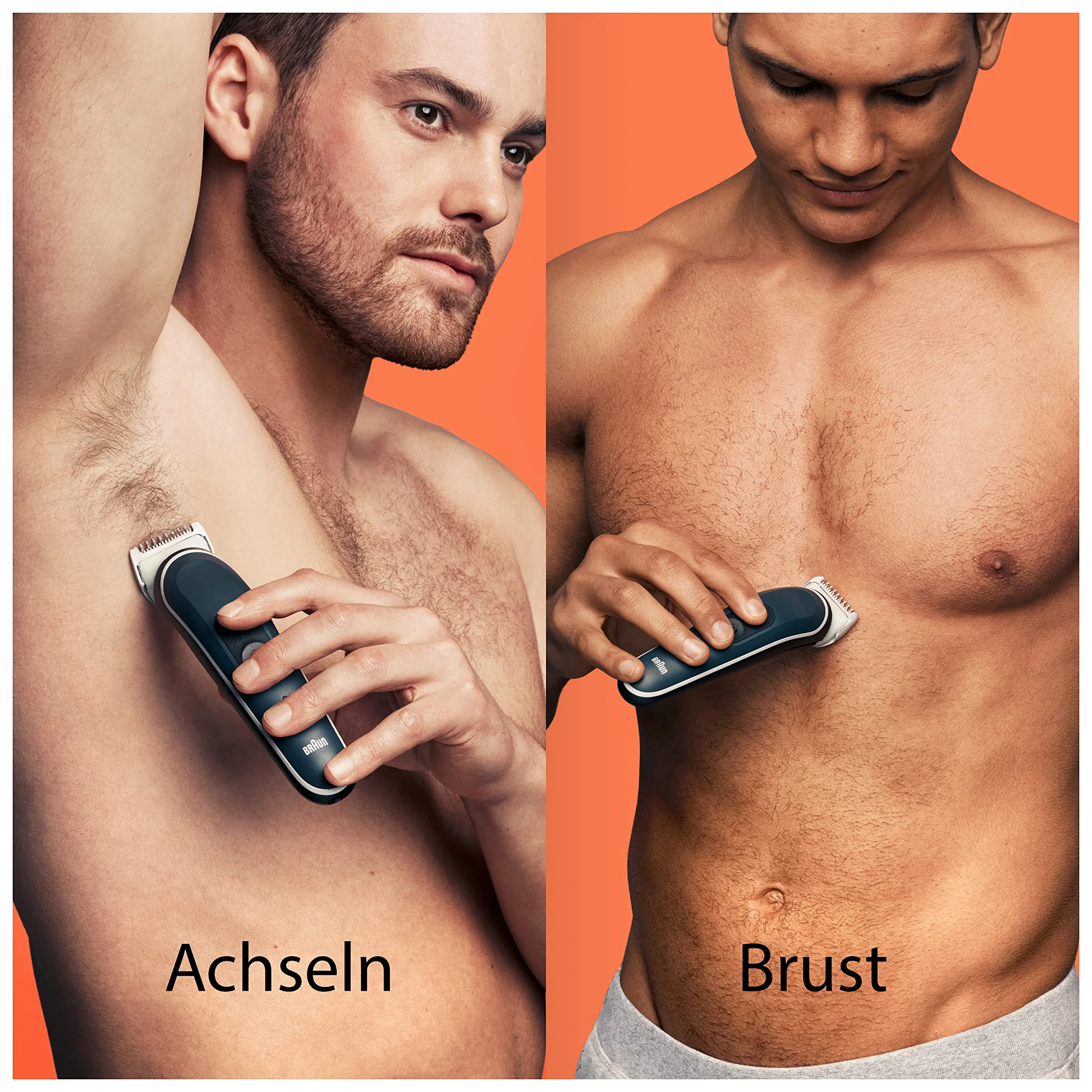 Braun Bodygroomer 5 4210201417248 Trymer do Ciała, Szary/Biały, 3 w 1