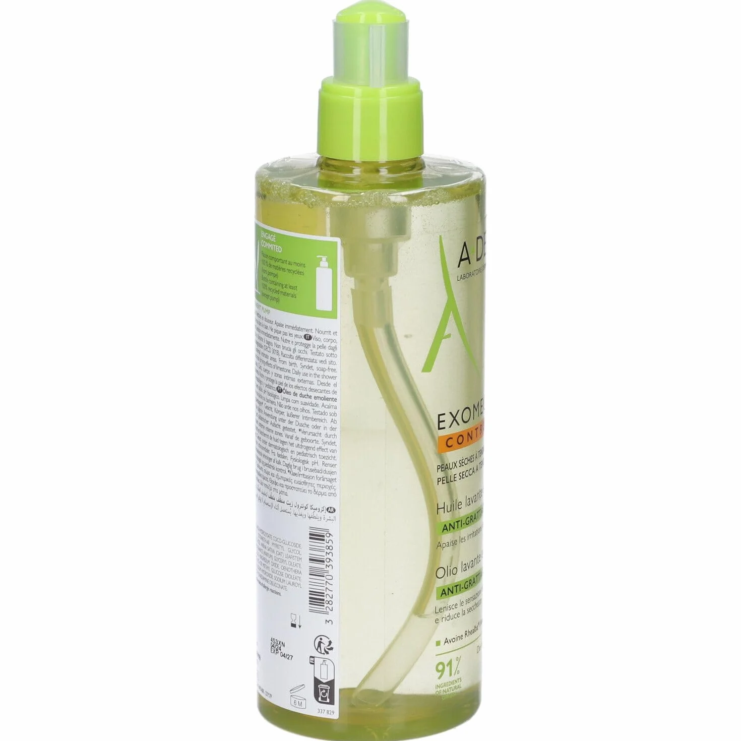 A-DERMA Exomega Control Shower Oil 500 ml