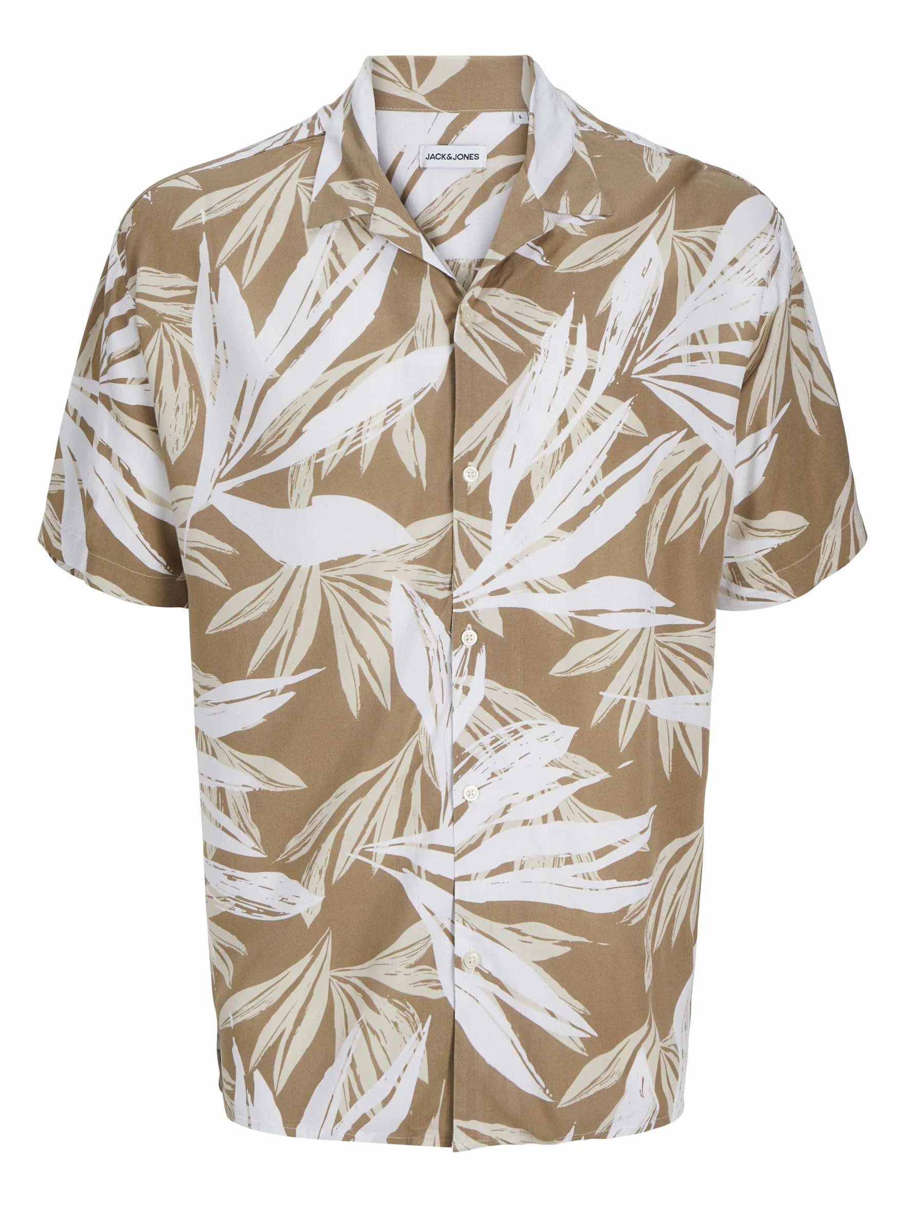 JACK & JONES Koszula z krótkim rękawem Mężczyźni Jjeff Tropical Aop Resort Shirt Ss Sn