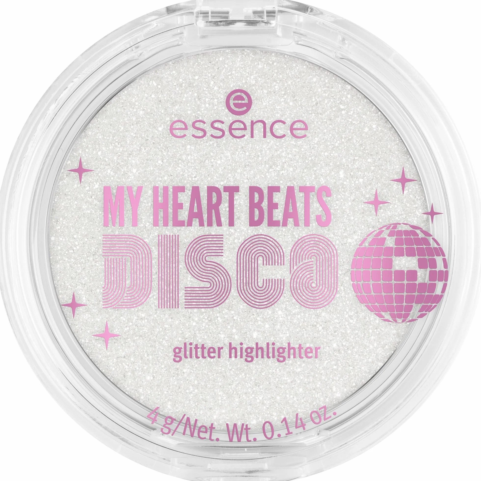 Essence Rozświetlacz My Heart Beats Disco, Lśniący, Żel (4G)