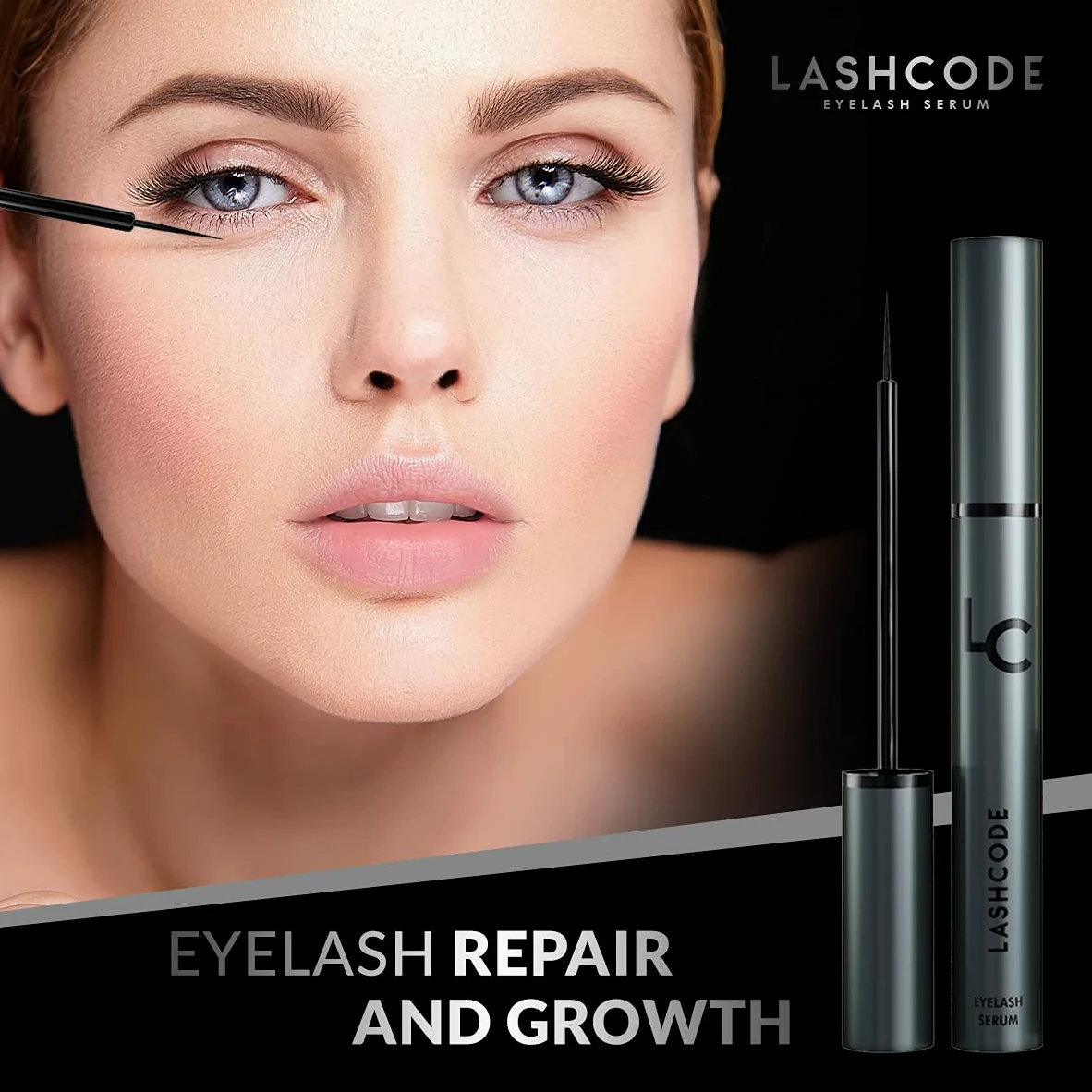 Odżywka do rzęs Lashcode Eyelash Serum 5 ml - przyśpieszająca wzrost odżywka do rzęs