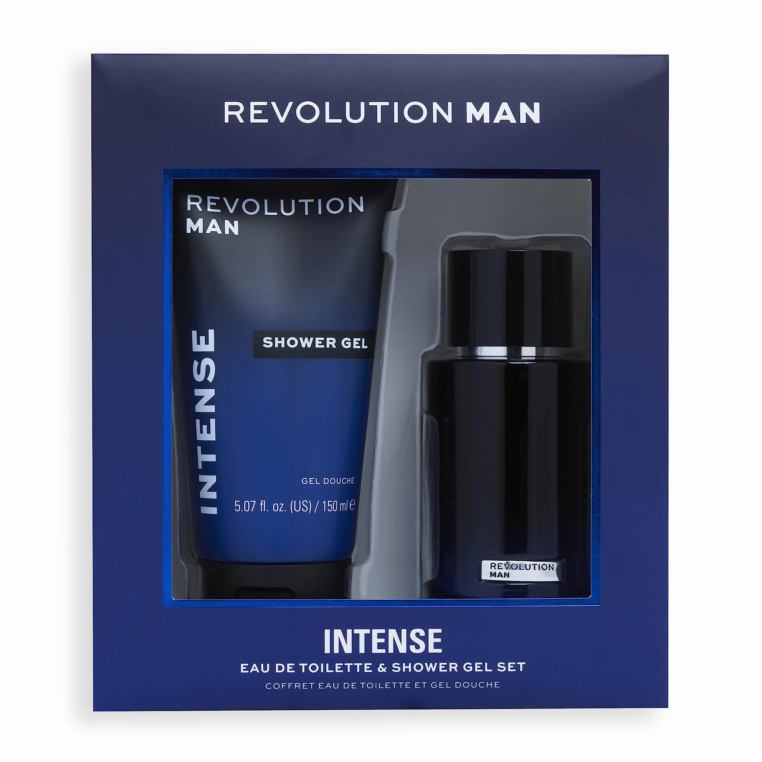 Zestaw intensywnej wody toaletowej i żelu pod prysznic Intense 100 ml 150 ml