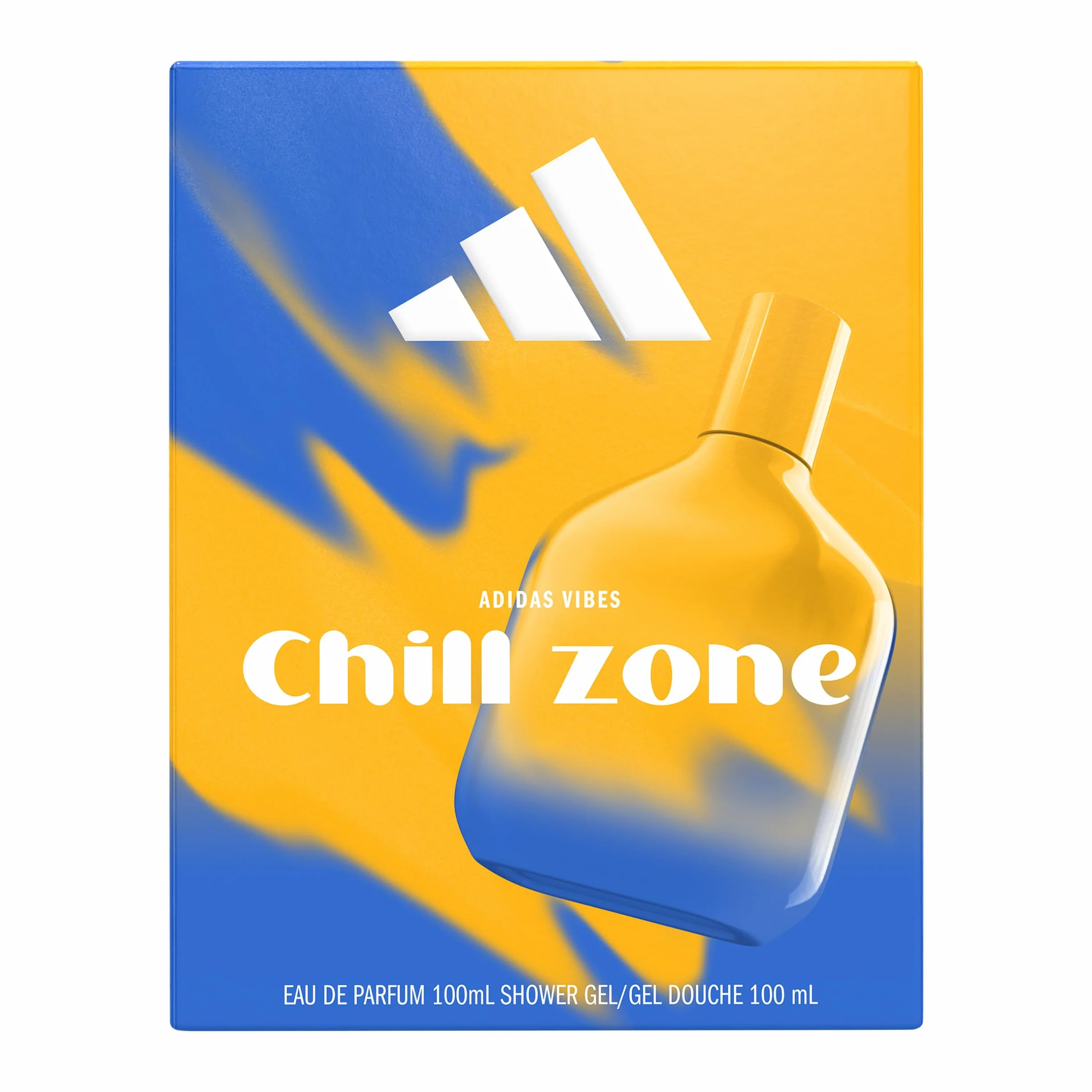 adidas, Pudełko upominkowe Vibes Chill Zone, woda perfumowana 100 ml i żel pod prysznic 100 ml