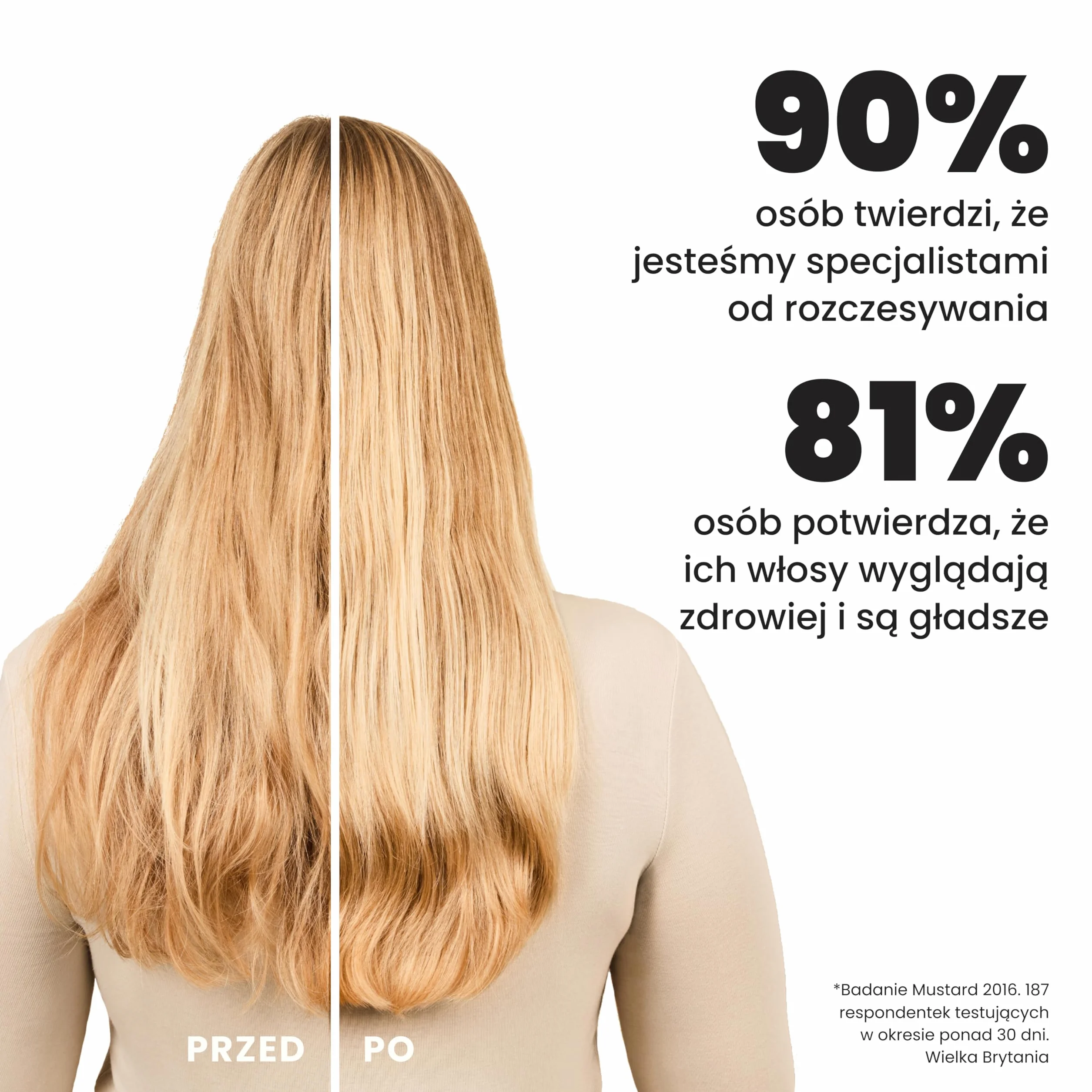 Tangle Teezer Original Szczotka do rozczesywania włosów mokrych i suchych Czarna pantera