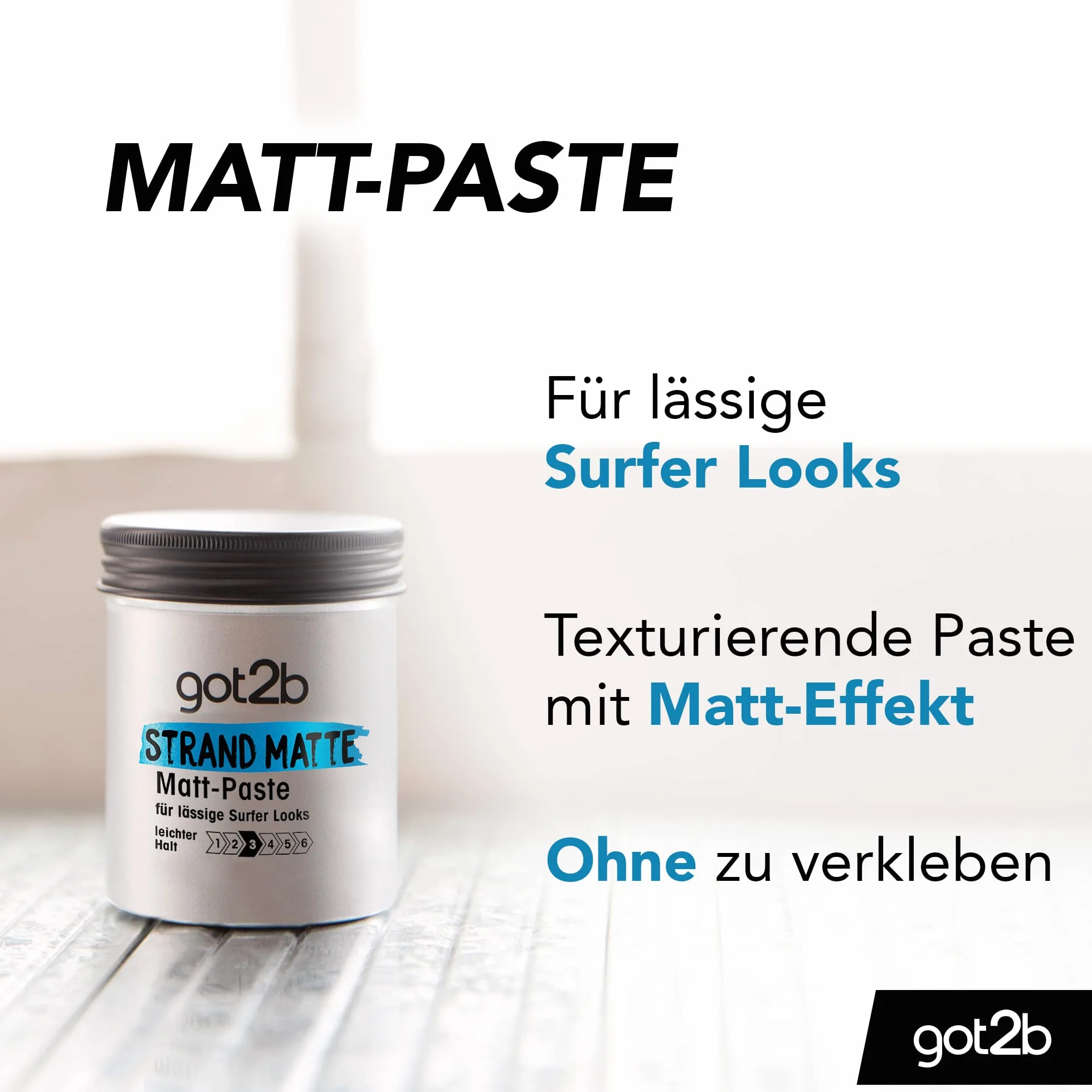 Got2B Strand Matte Pasta do Włosów, 100 ml