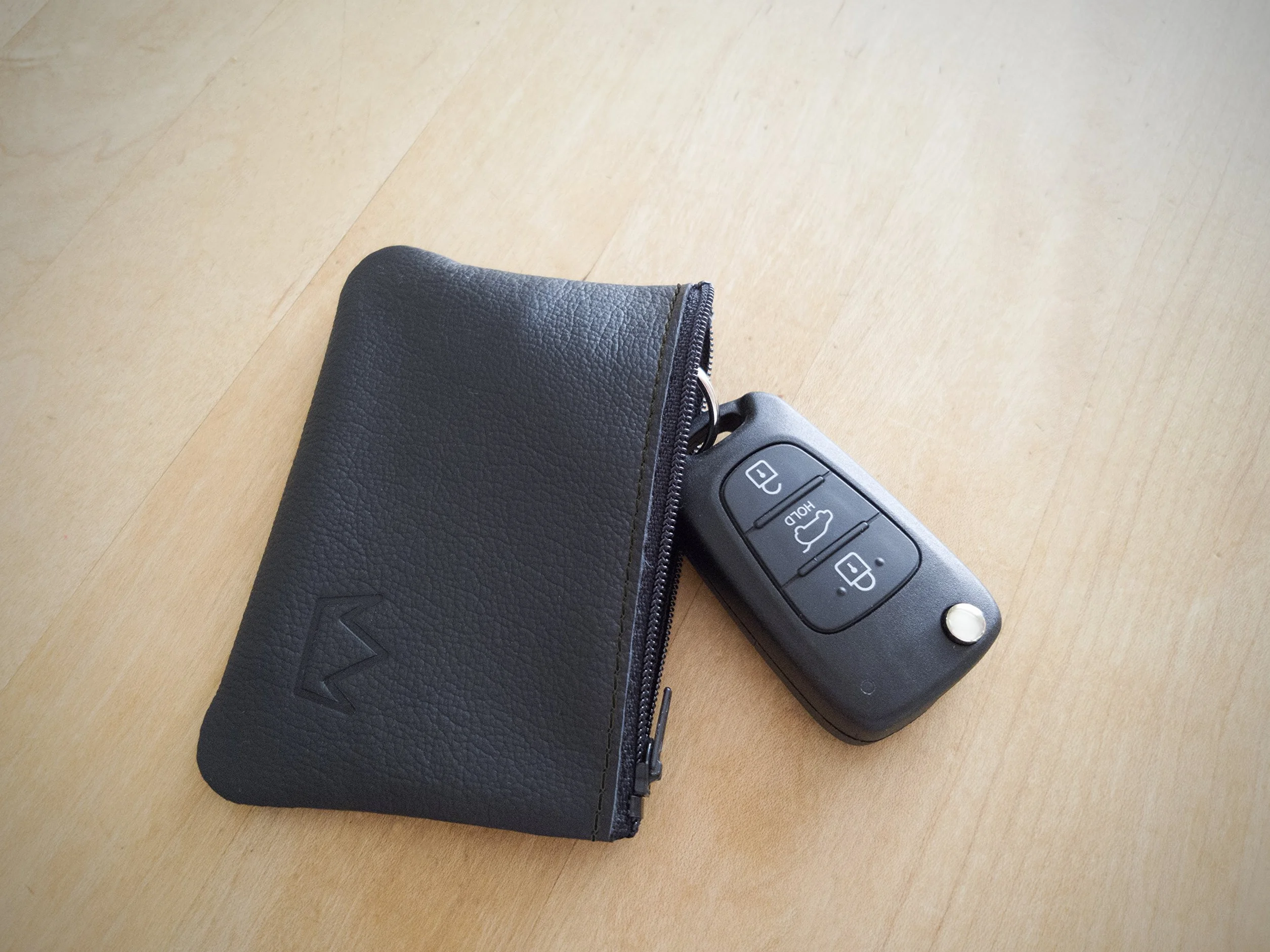 Lederprinz® | Etui na klucze z prawdziwej skóry 3 lata rozszerzonej | Skóra Nappa | Wykonanie ręczne, 10.5 x 1 x 7 cm