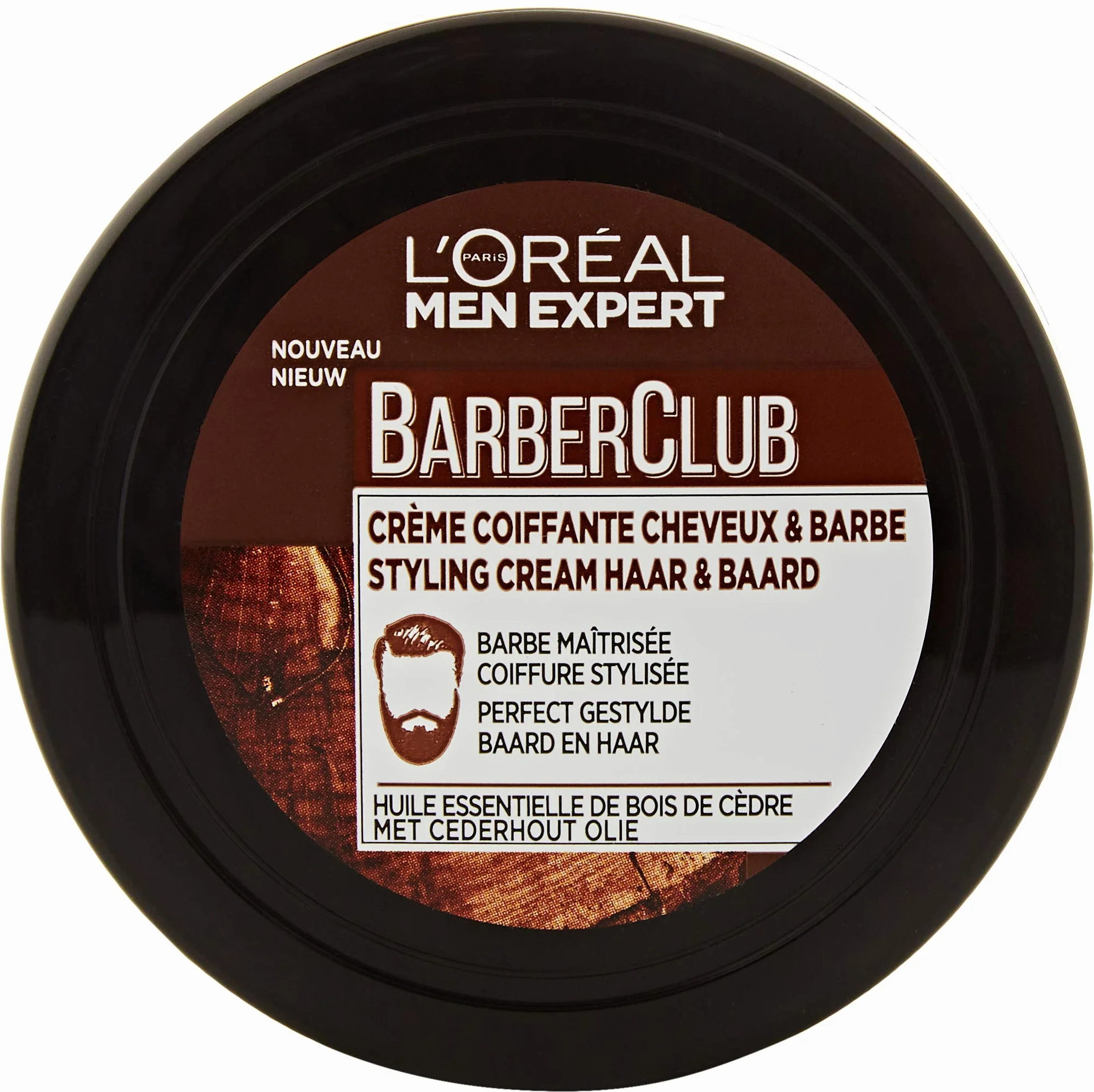 L’Oréal Paris Men Expert Barber Club Pomada do Włosów i Brody, 75 ml