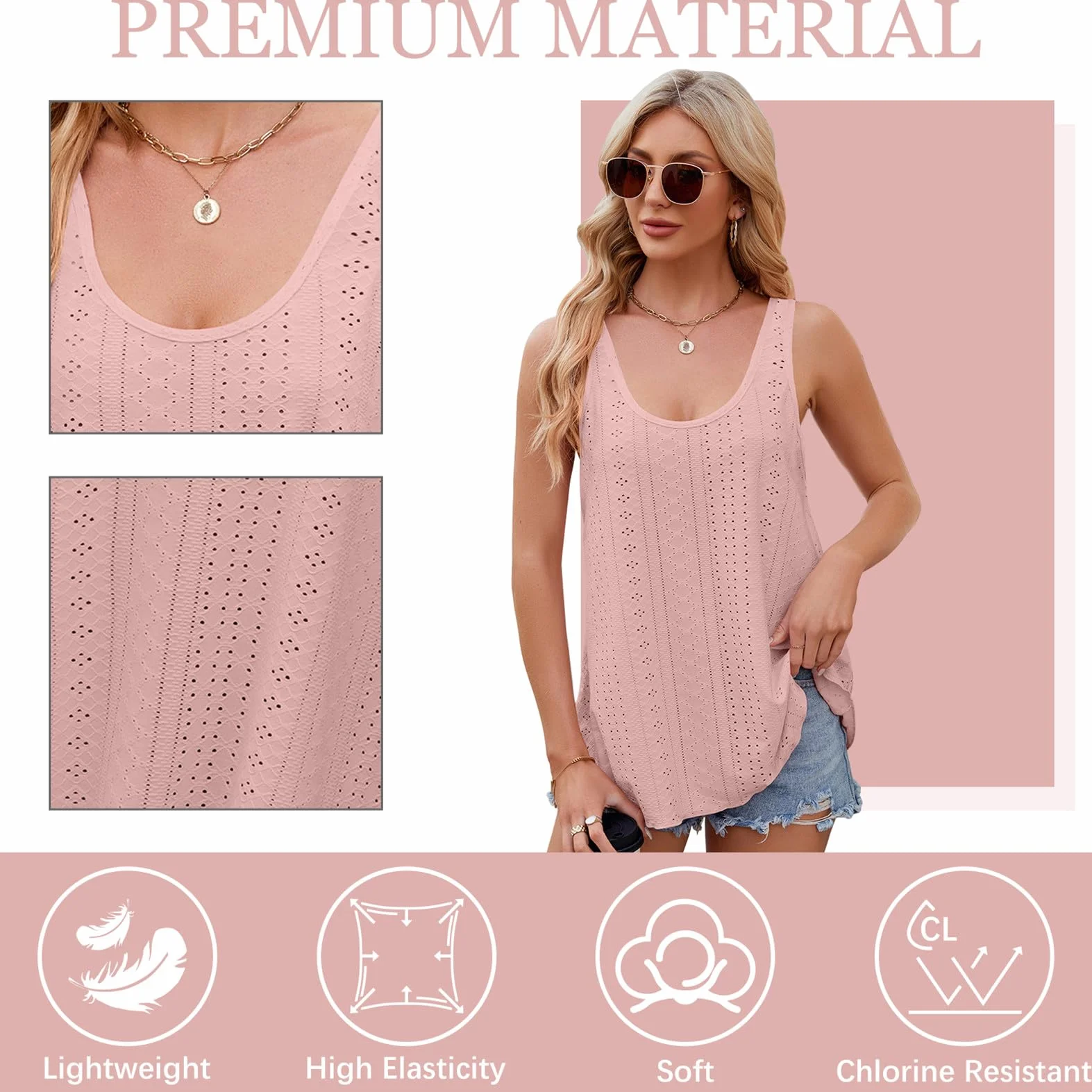 Tank Top damska letnia koszulka na ramiączkach, damska bluzka bez rękawów, lekka, elegancka, podkoszulek damski, luźny, okrągły dekolt, koszulka damska typu Camisole, S-XX
