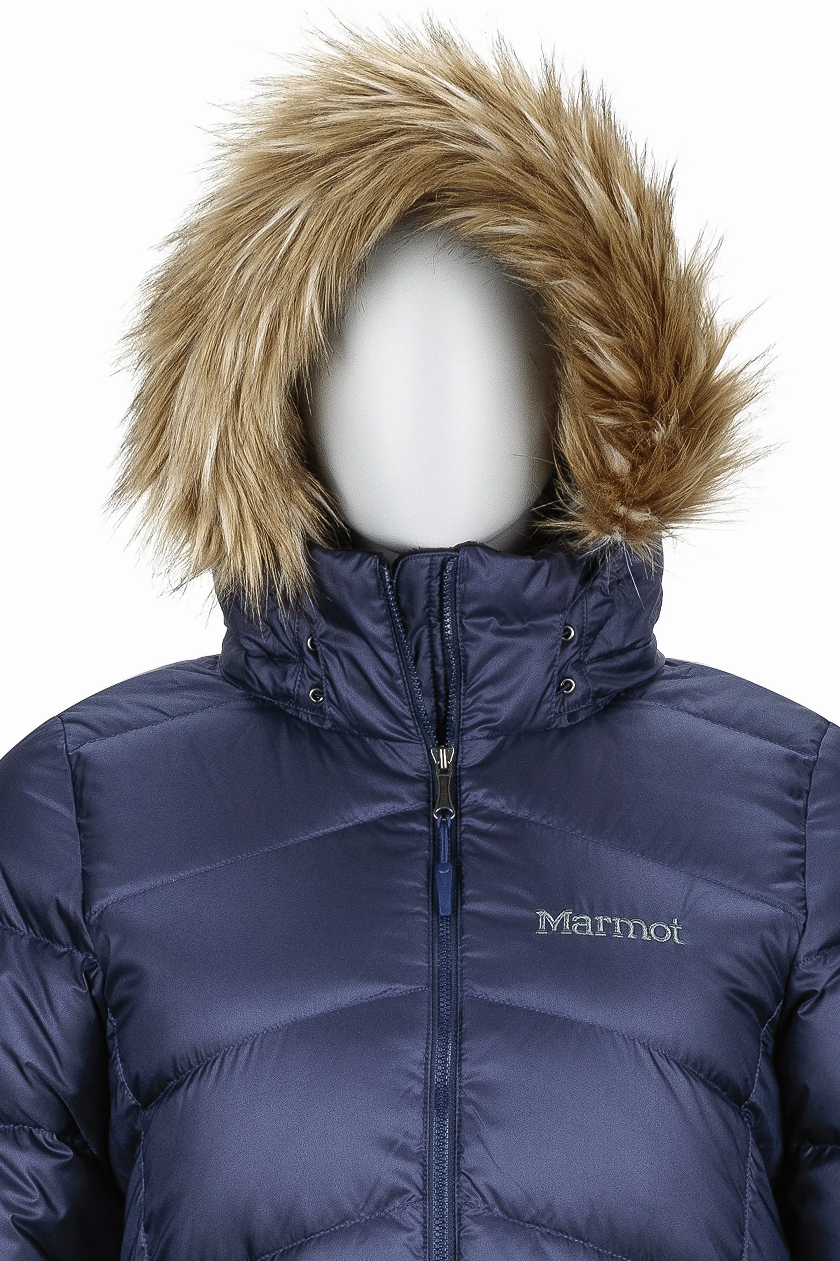 Marmot Kobiety Wm's Montreal Coat F22, Lekka kurtka puchowa, sprężystość puchu 700 FP, ciepła parka, stylowy płaszcz zimowy, wodoodporny, wiatroszczelny, Midnight Navy, M