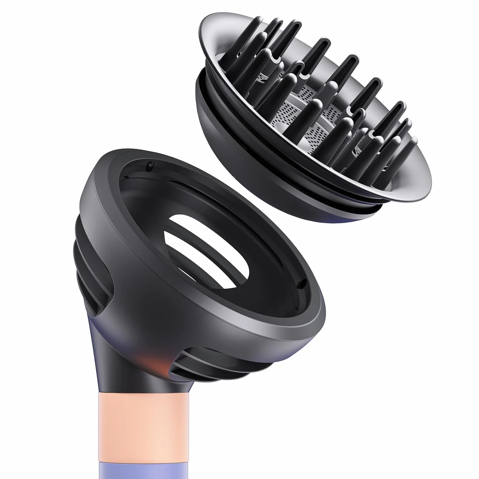Nowy dyfuzor z kręconymi włosami do Dyson Airwrap, akcesoria z trybem podwójnej kopuły i dyfuzji, kompatybilny ze wszystkimi modelami Dyson