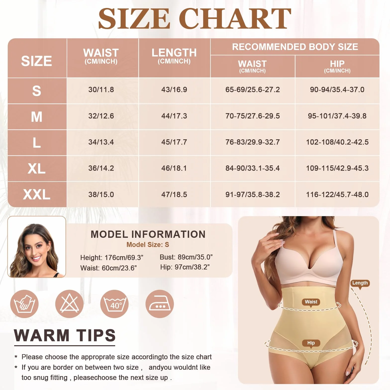 Xnova Bielizna modelująca damskie majtki z płaskim brzuchem, bielizna modelująca brzuch z wysokim stanem, oddychające bezszwowe majtki modelujące body