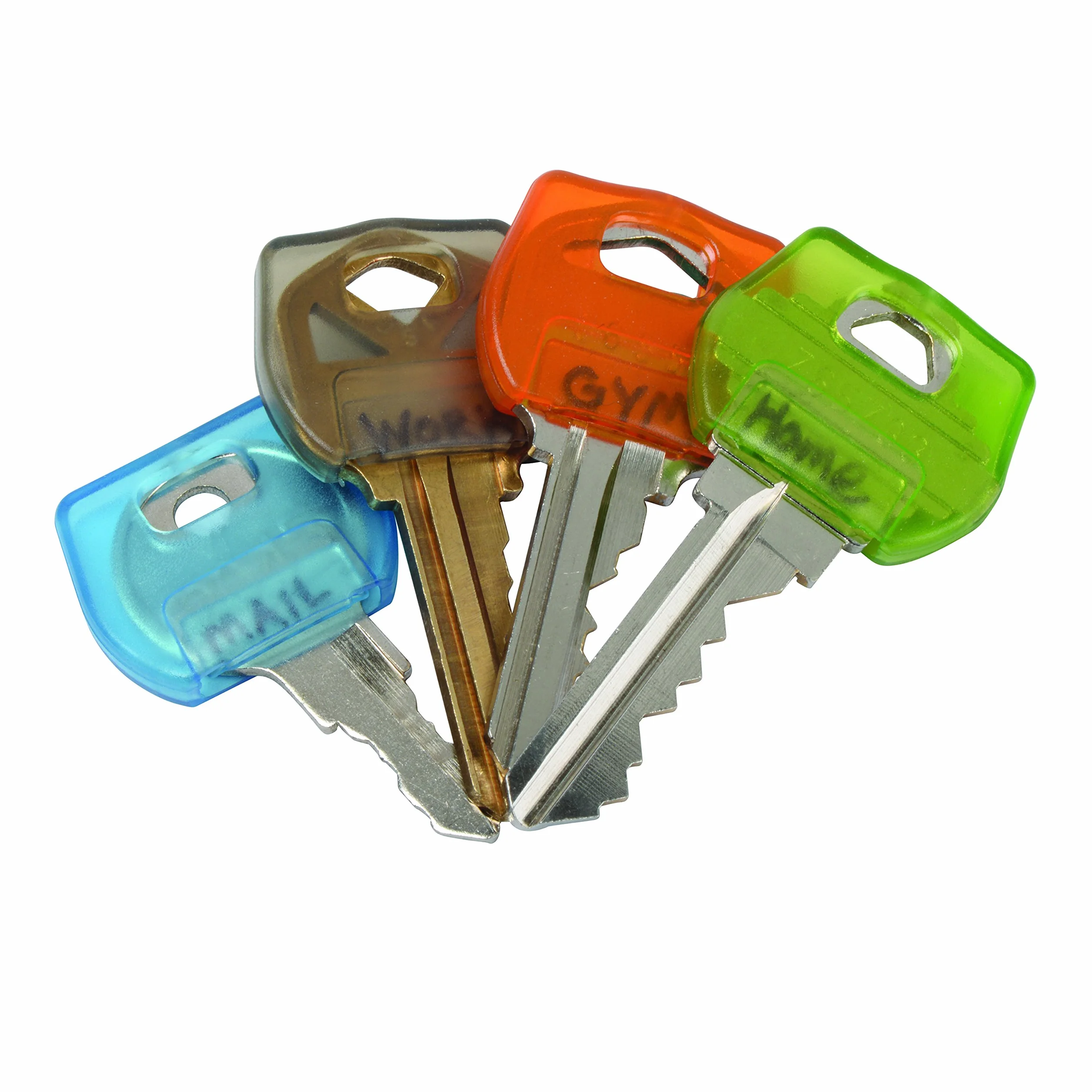 Nite Ize IdentiKey Pokrowce - 4-pak pokrowców na klucze IdentiKey, 4-pak, wielokolorowe, N/A