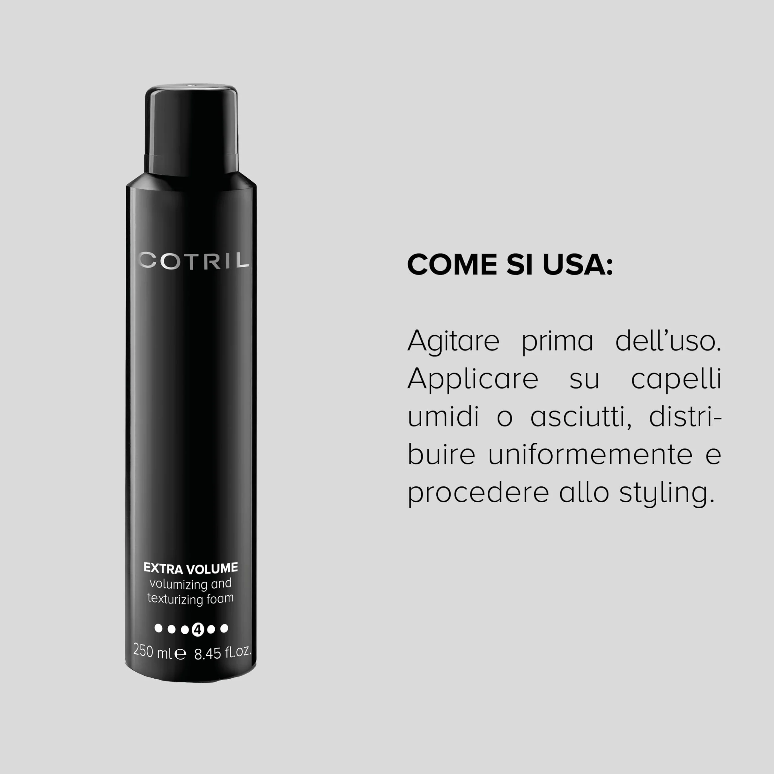 Cotril Styling Extra Volume Volumizing And Texturizing Foam 250ml