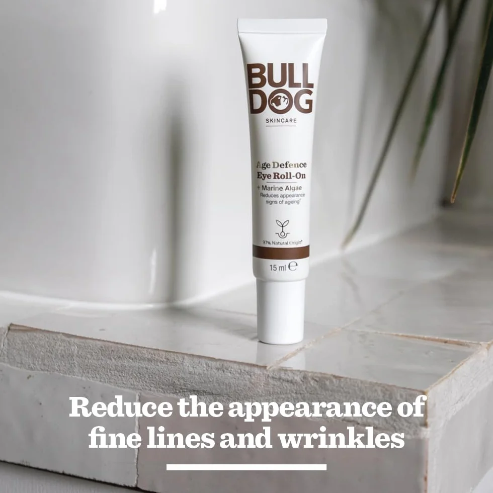 Bulldog Skincare Roll-On de Ojos Antiedad Age Defense para Hombre - 15 ml