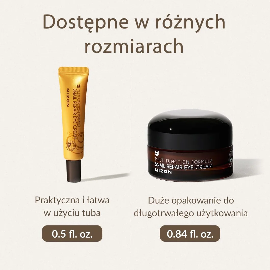 MIZON Krem do paznokci do oczu 15 ml Korean Skincare zabieg ciemnego okręgu regeneracja skóry krem nawilżający