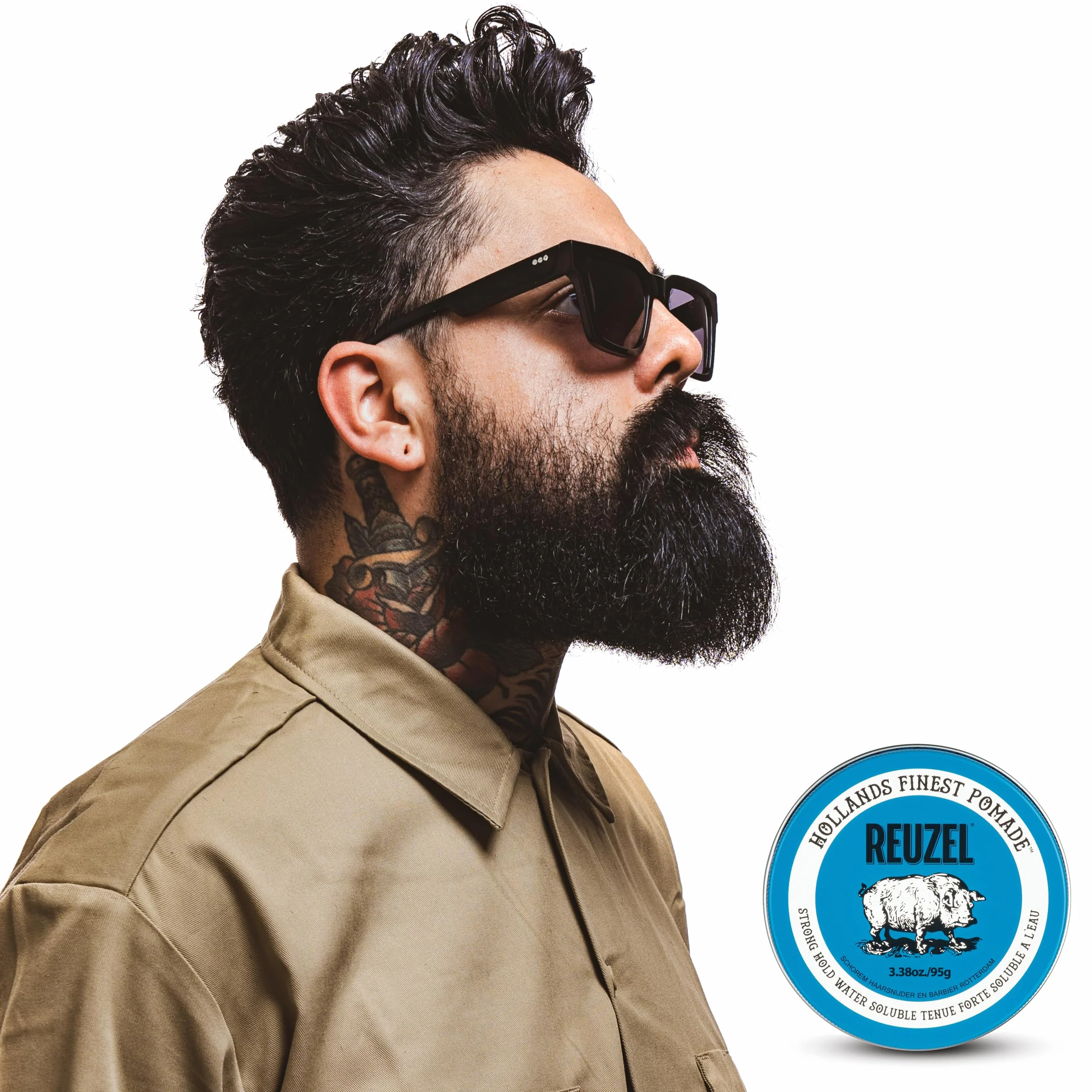 Reuzel Blue Strong Hold Pomade woda rozpuszczalna 95 g + 35 g gratis