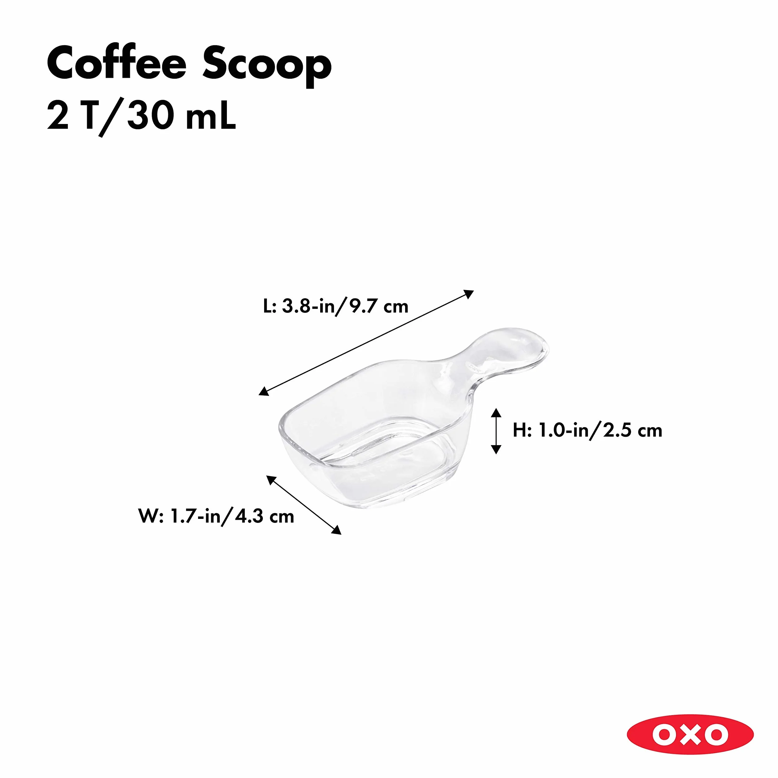 OXO Good Grips POP łyżeczka do dozowania kawy – miarka do pojemnika OXO Pop o pojemności 2,1 l i nie tylko