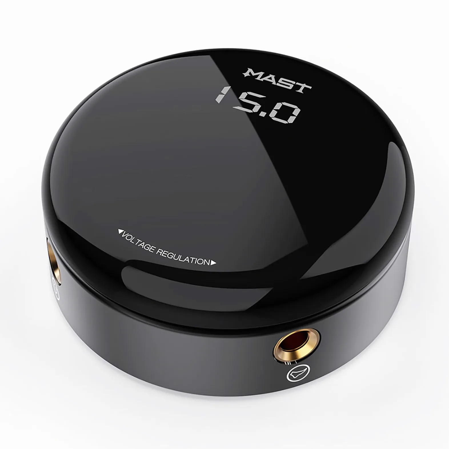 Mast Circle Tattoo Power Supply, Dual Digital OLED Screen Adjustable Voltage Type-C Charging for Tattoo Machine Pen