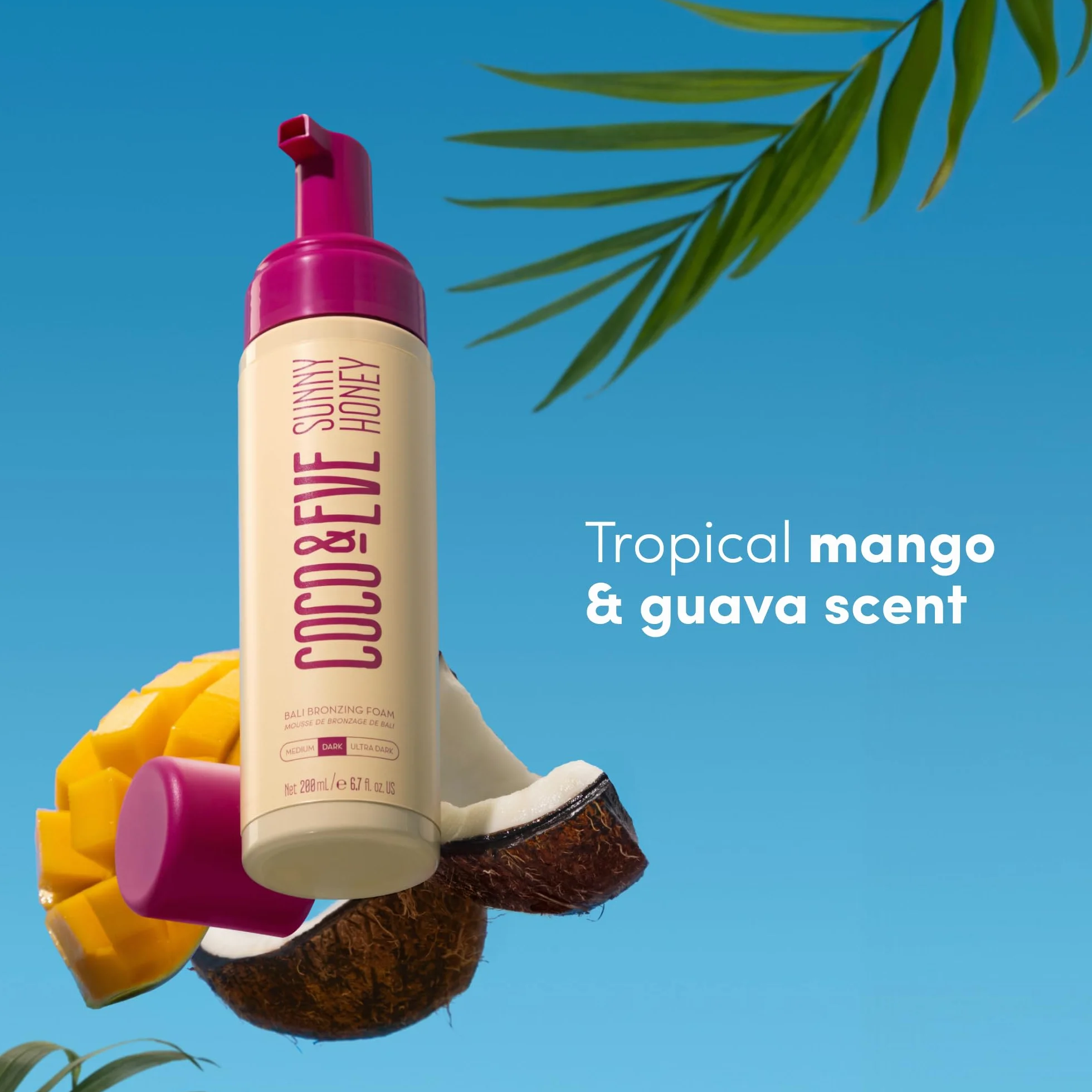 Coco & Eve Sunny Honey Samoopalacz w piance mus średni naturalna opalenizna nawilżająca antycellulitowa