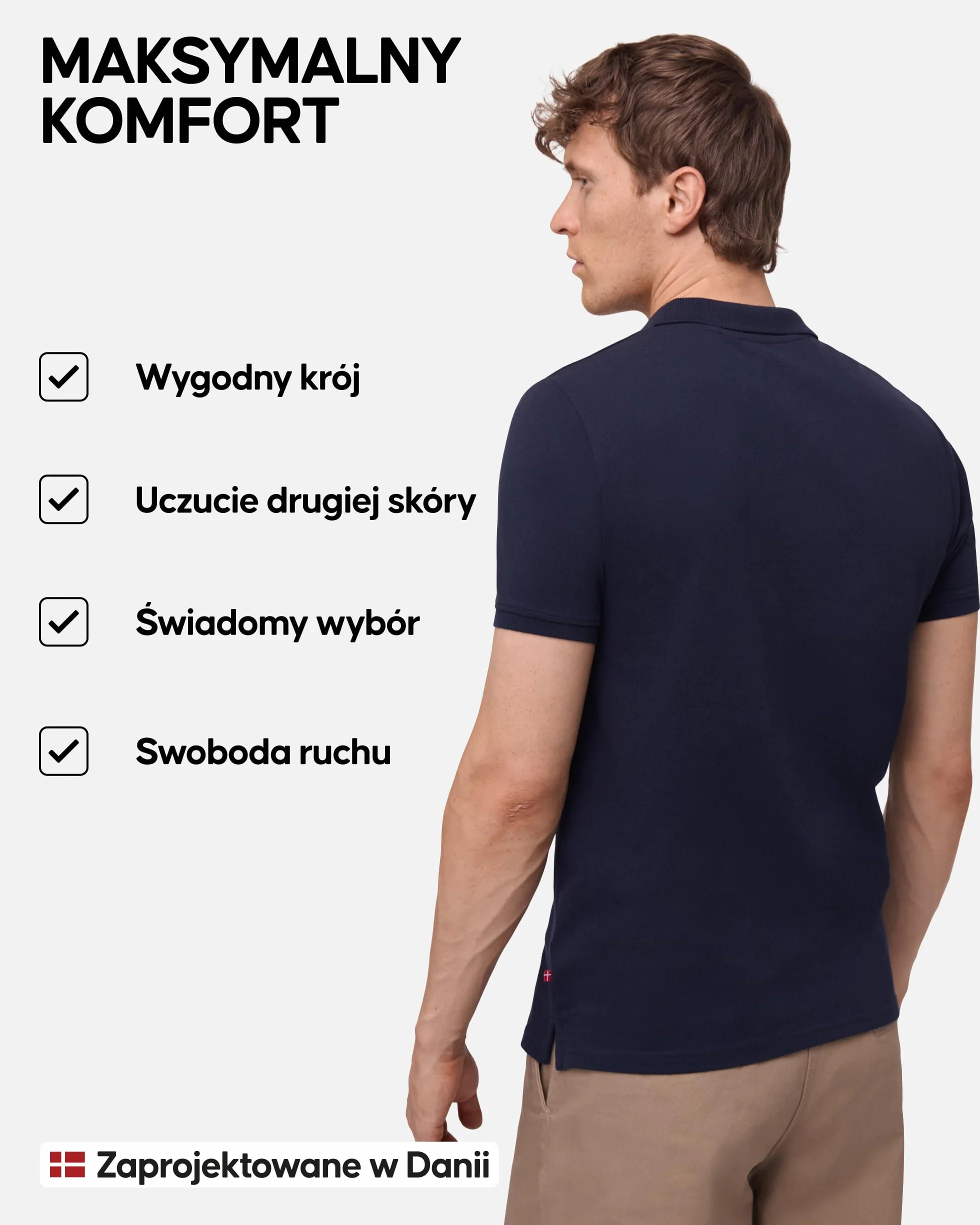 DANISH ENDURANCE Koszulka Polo dla Mężczyzn, Bawełna Organiczna, Klasyczny Krój, Miękka i Wygodna, Krótki Rękaw, 1 lub 2-Pak
