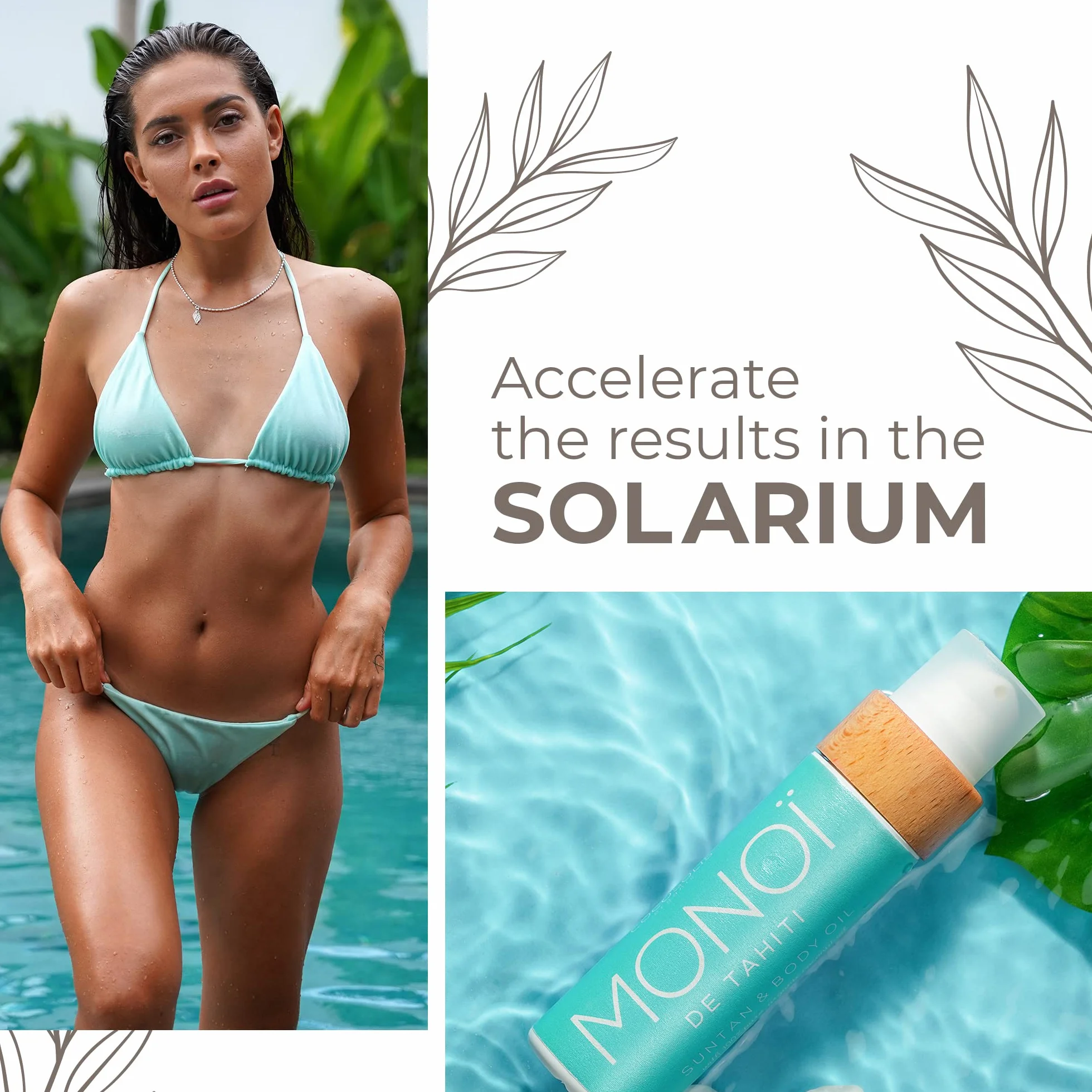 COCOSOLIS MONOI Akcelerator opalania Olejek organiczny z witaminą E i olejkiem monoi z Tahiti (110)