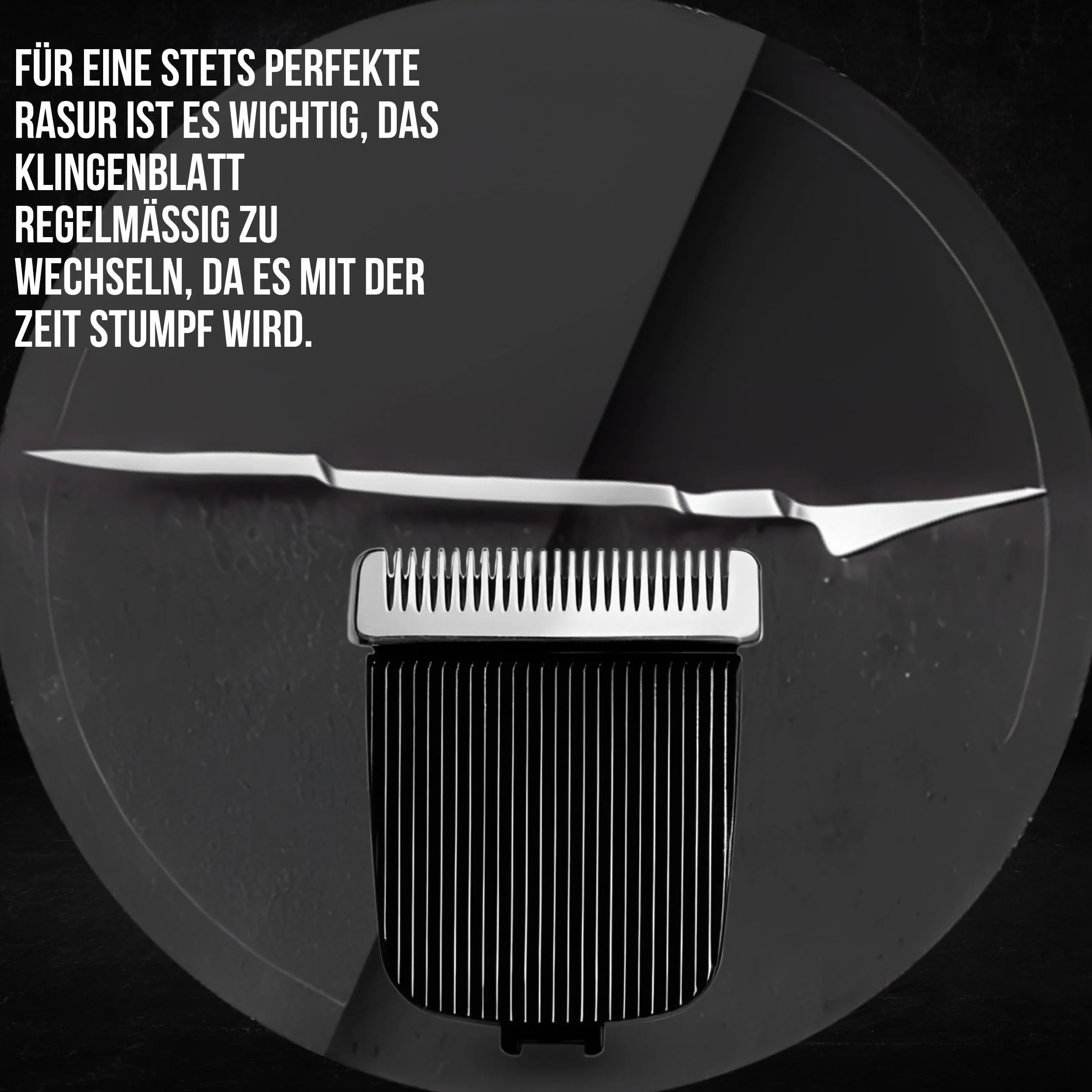 Shav™ - Wymienne ostrze do golarki – CutFree™ golarka intymna dla mężczyzn, maszynka do włosów na mokro i na sucho z wymiennym ceramicznym modułem ostrza, bodygroomer do włosów intymnych i na ciele,
