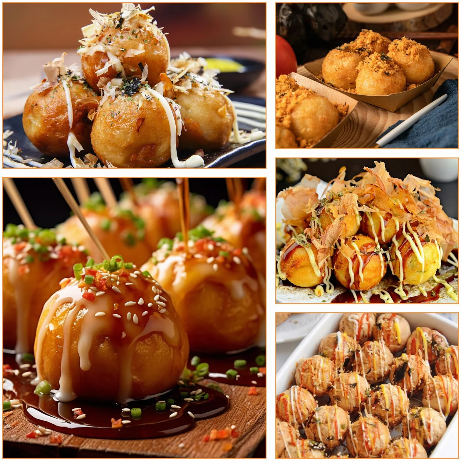 Takoyaki Maszynka elektryczna, żeliwna maszyna do ciastek z 18 otworami, do produkcji japońskich takoyaki