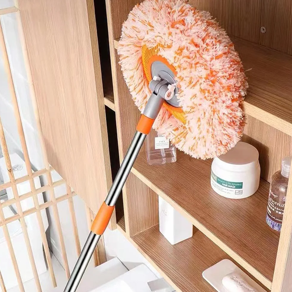 Słonecznik mop wielofunkcyjny okrągły obrotowy przenośny domowy czyszczenie leniwy Q2A8 rozszerzony mop uchwyt sufitowy czyszczenie