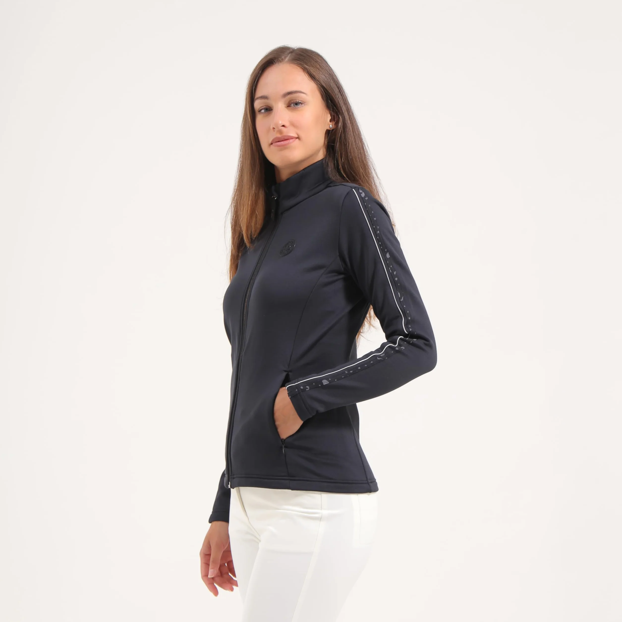 Chervò Pompea sweter damski, czarny/czarny, 18