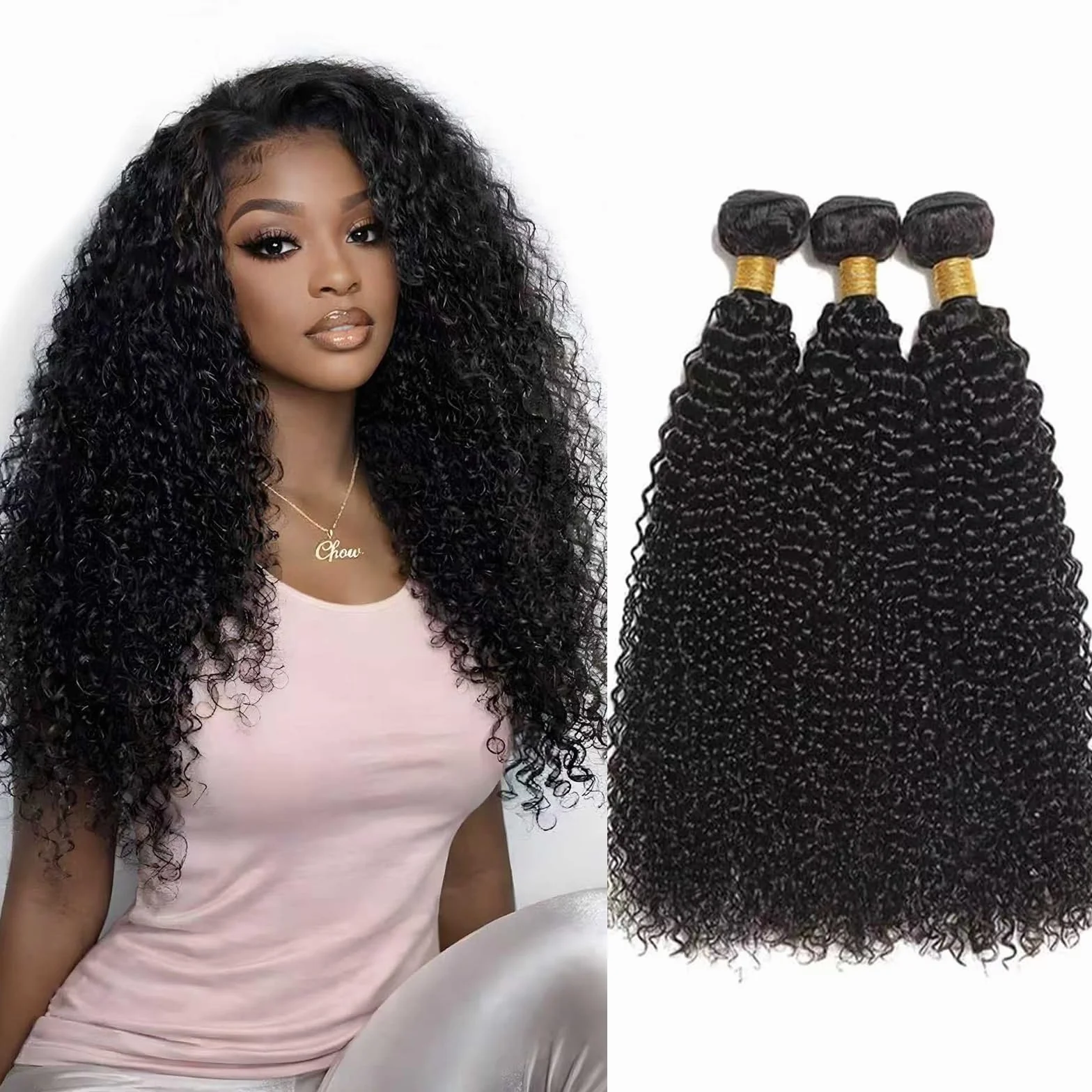 Brazilian Virgin Human Hair Double Weft Weave Extensions 12 14 16inch Natural Color