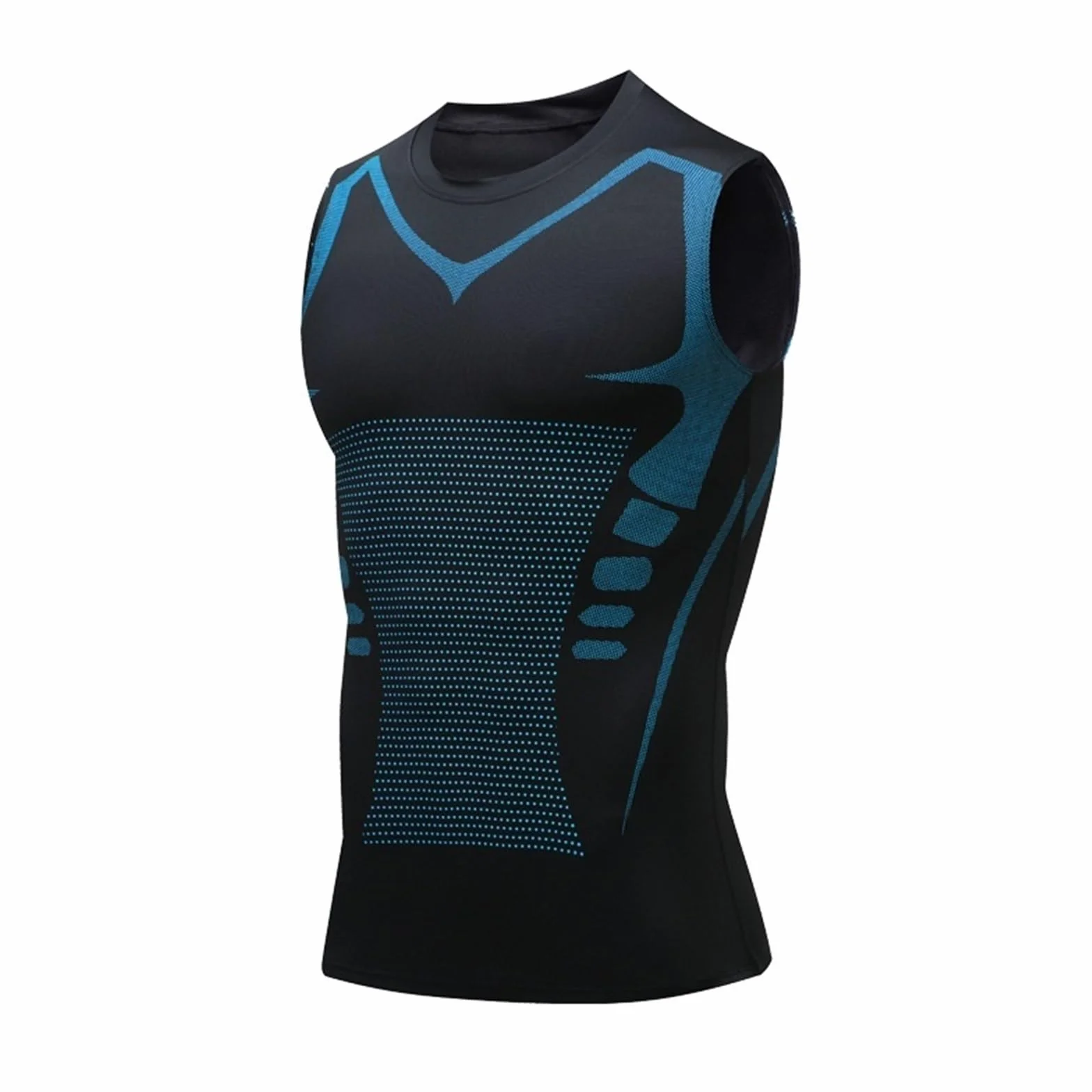 Koszulka Kompresyjna Vitaboost, Koszulka Bez Rękawów Ionic Shaping Body Shaper Slimming Tummy Compression Tank(Black,XX-Large)