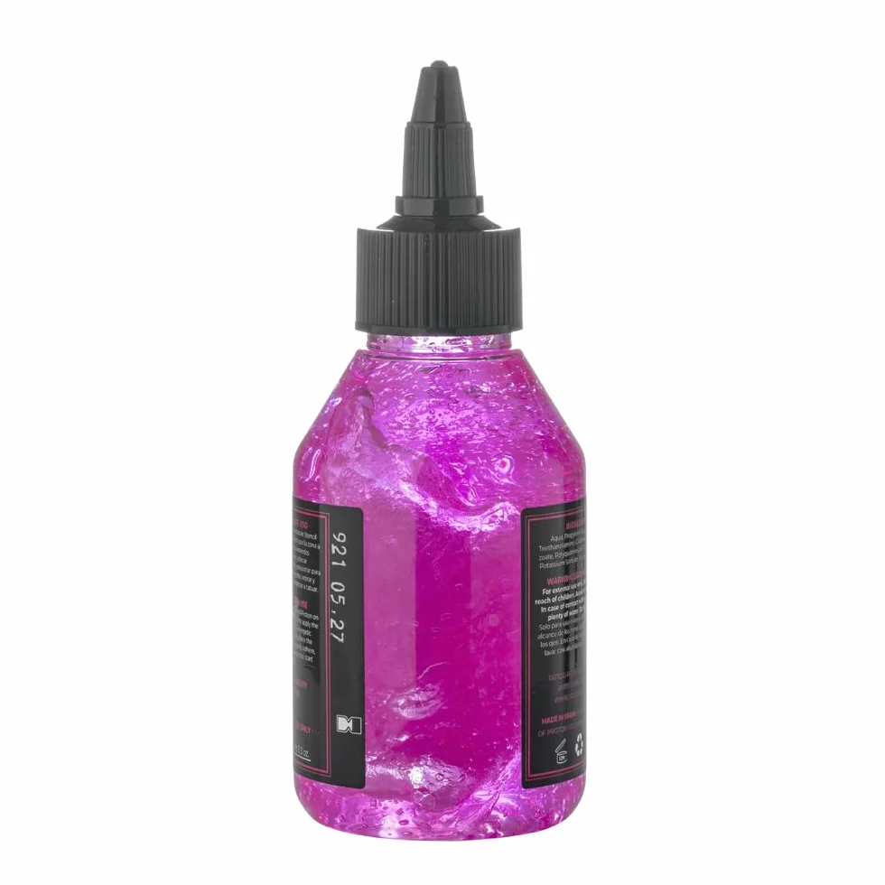 Proton Profesjonalny wzór pierwszej róży - 100 ml / 3,4 uncji ekstremalne utrwalanie szablonów do tatuażu. Stencil Tattoo