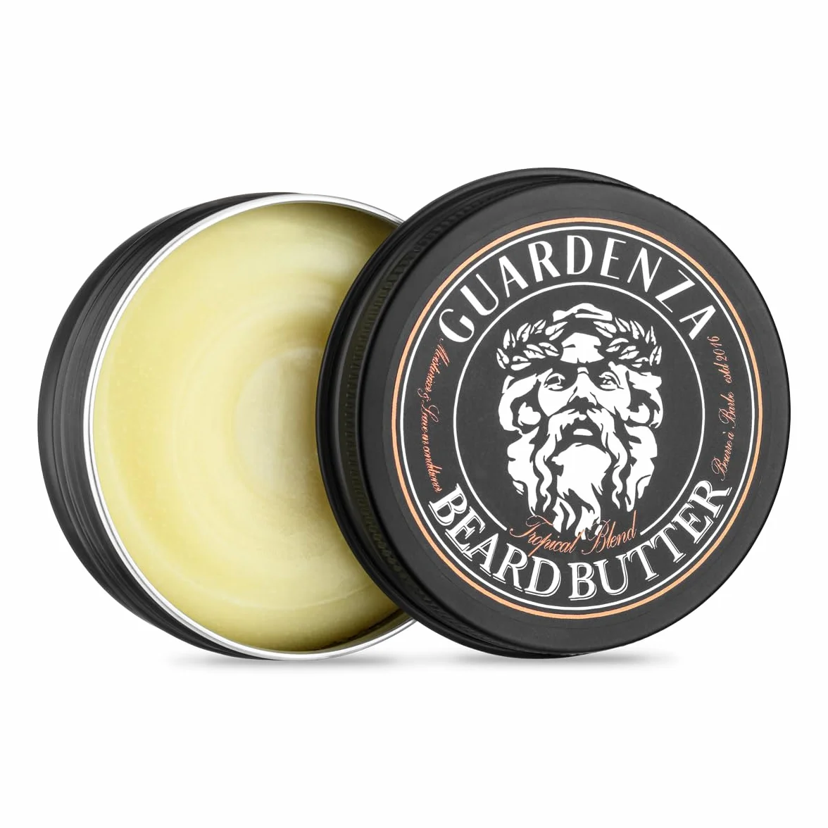 Guardenza Masło do brody – całkowicie naturalne 60 ml – nawilżenie i odżywka – masło do brody