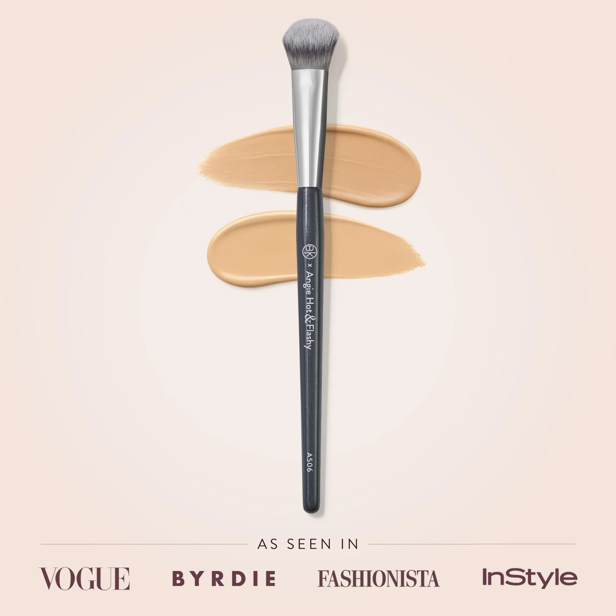 BK Beauty Pędzel do korektora A506 Kitten Paw do makijażu twarzy