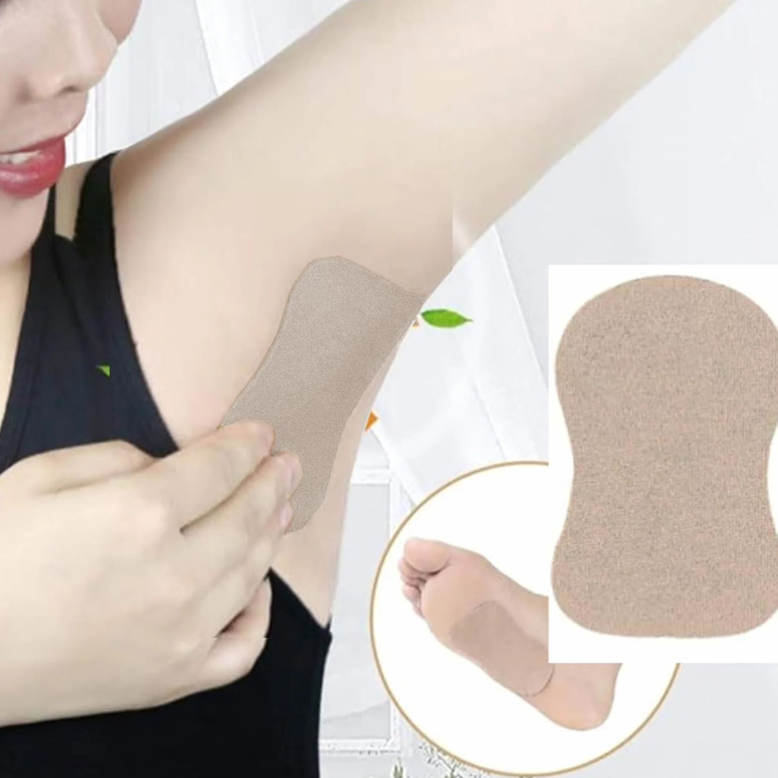 Wk?adki przeciwpotowe pod pachami Niewidoczne, Wk?adki przeciwpotowe pod pachami dla kobiet,Efektywne 5 sztuk podpasek przeciwpotowych | Sweat Guard Soft redukuje nieprzyjemny zapach,