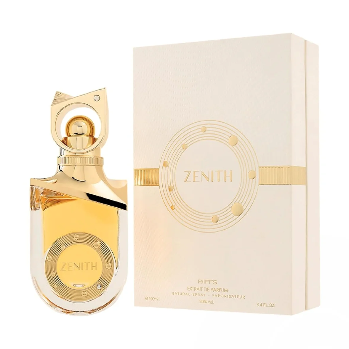 RiiFFS Zenith Coconut, Vanilla, Gourmand, Warm Spicy, Extrait de Parfum Spray Long-Lasting Fragrance for Everyone, 3.40 unce / 100 ml
