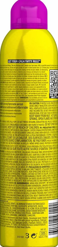 Tigi Bed Head Oh Bee Hive, Suchy Szampon Zwiększający Objętość, o Matowym Wykończeniu, 238 ml