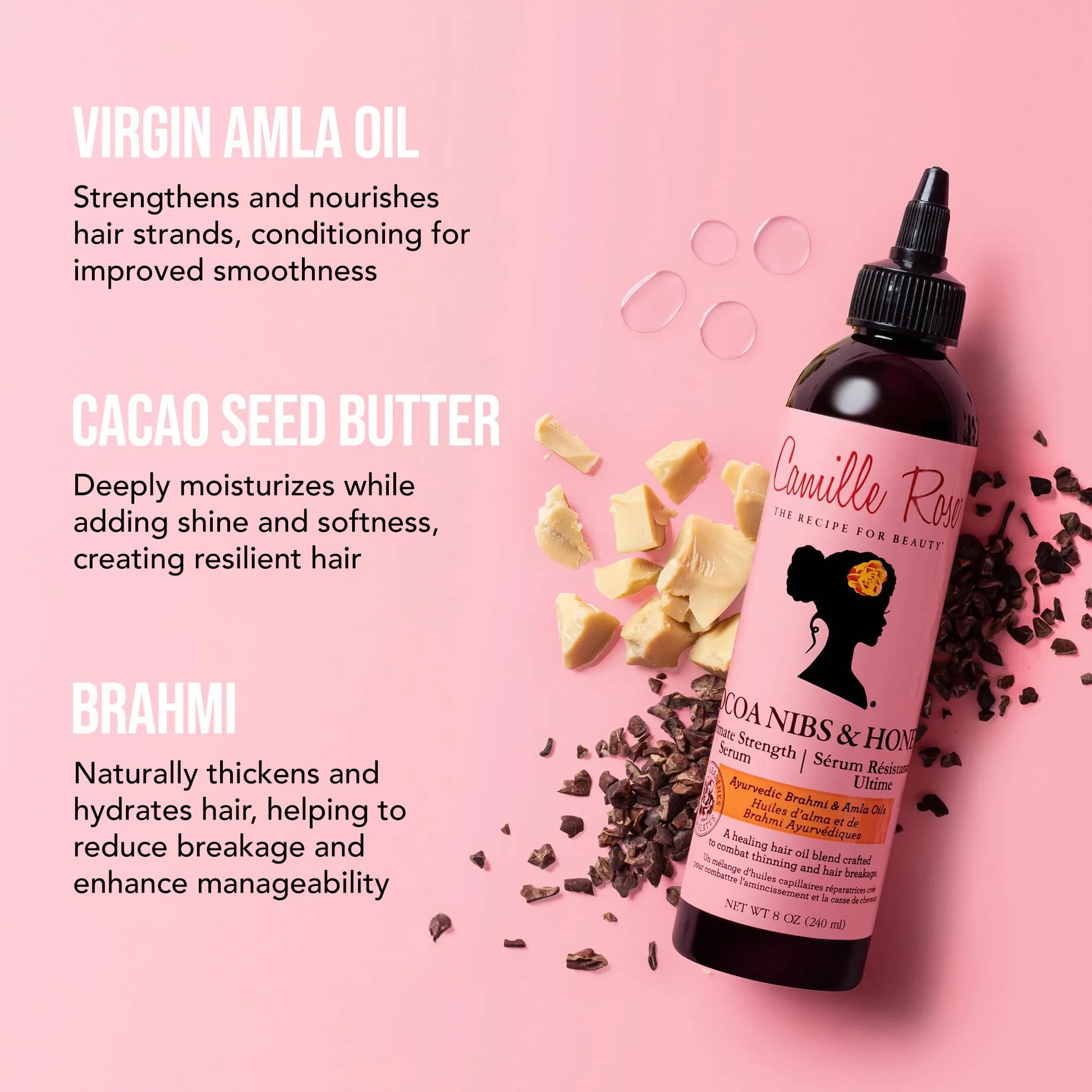 Camille Rose Cocoa Nibs Serum 8 OZ
