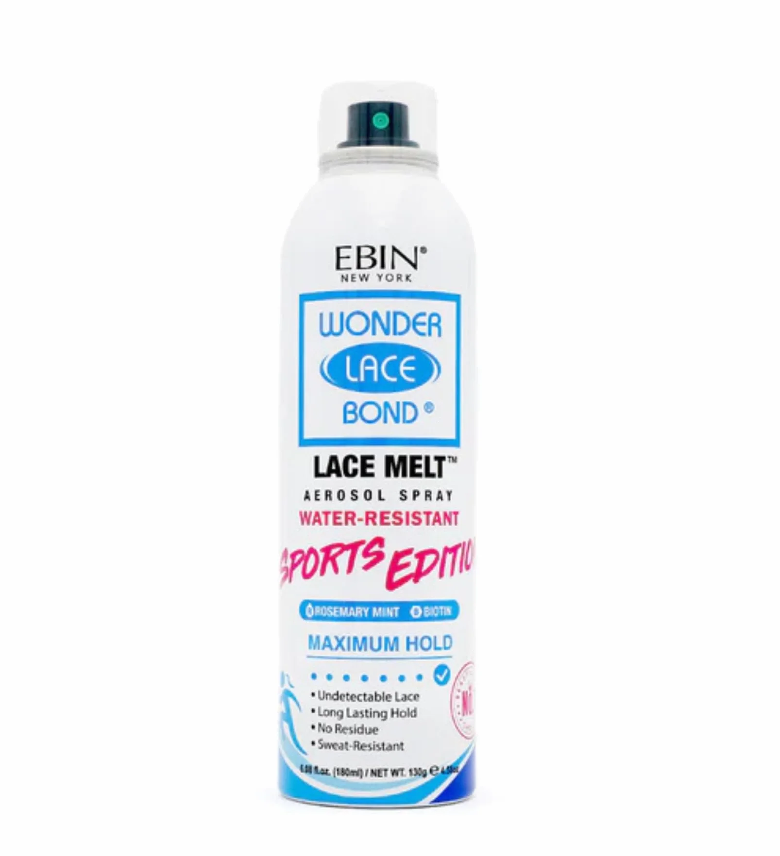 EBIN NEW YORK Wonder Lace Bond Lace Melt Sports Edition - Unisex - 180 ml - Niewidoczny i bardzo mocny utrwalacz do sznurowadeł o sportowej oddychalności